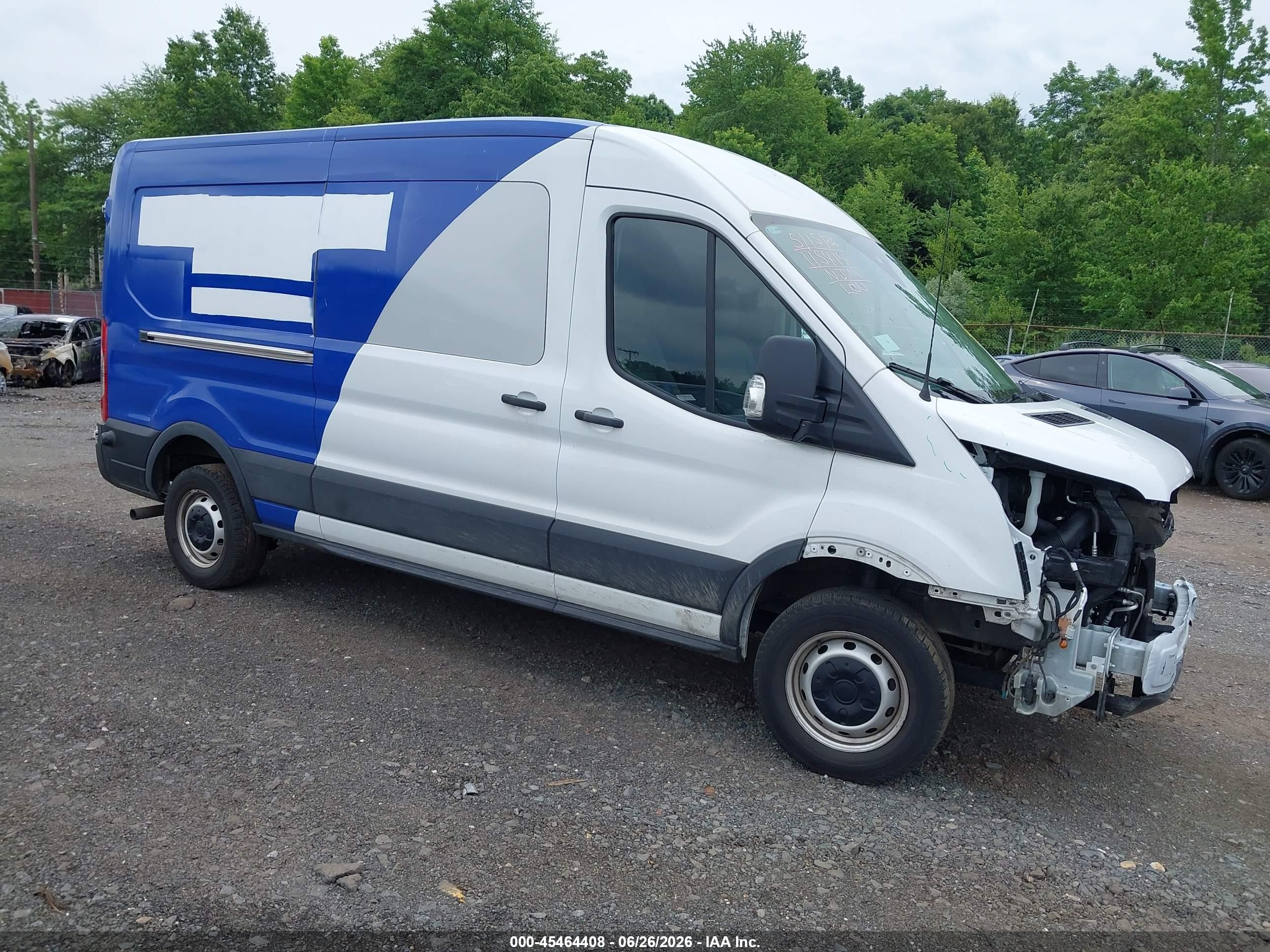 2023 Ford Transit Cargo, VIN 1FTBR1C86PKC03639 — Front end