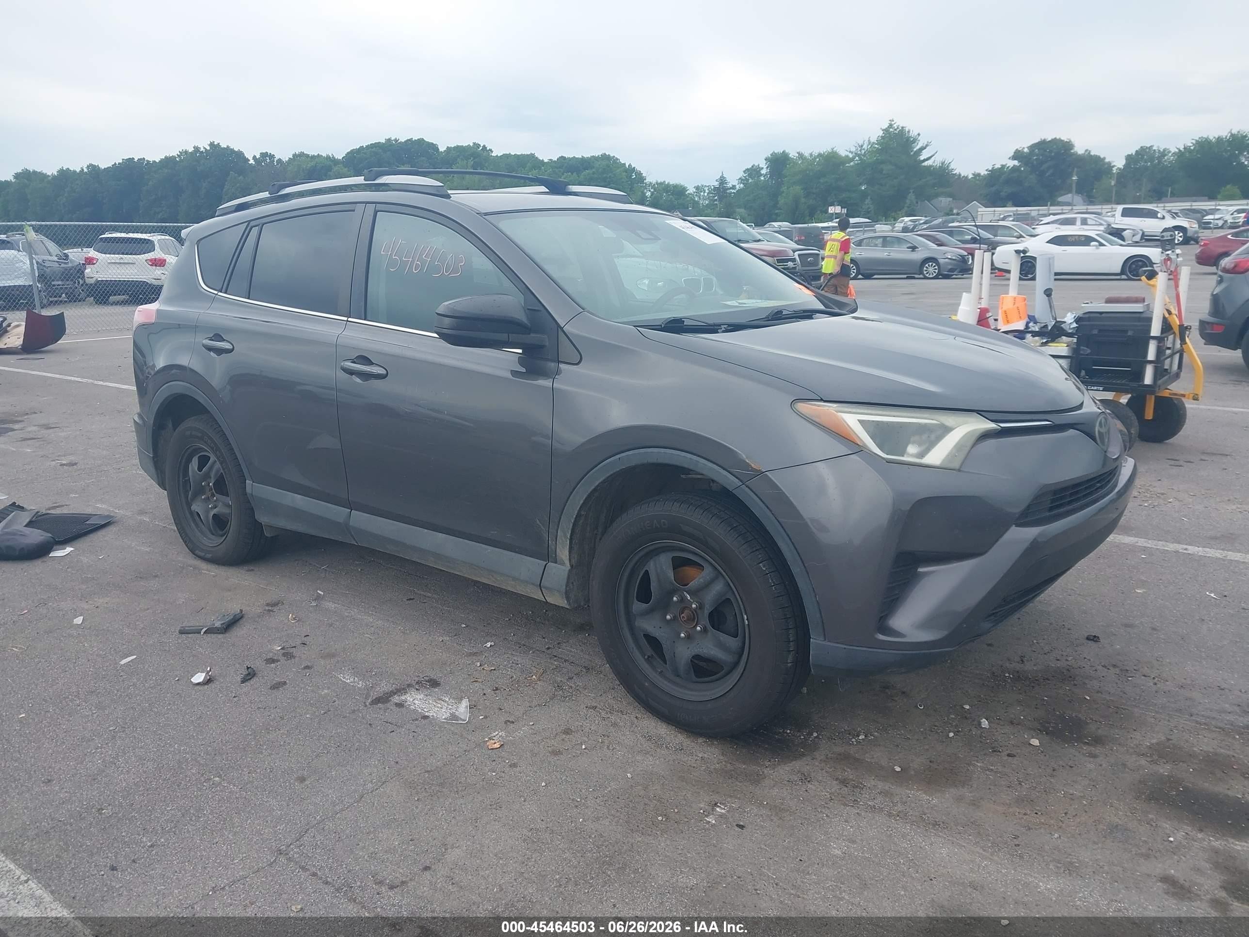 2017 Toyota RAV4 LE, VIN 2T3BFREVXHW615467 — Rear end