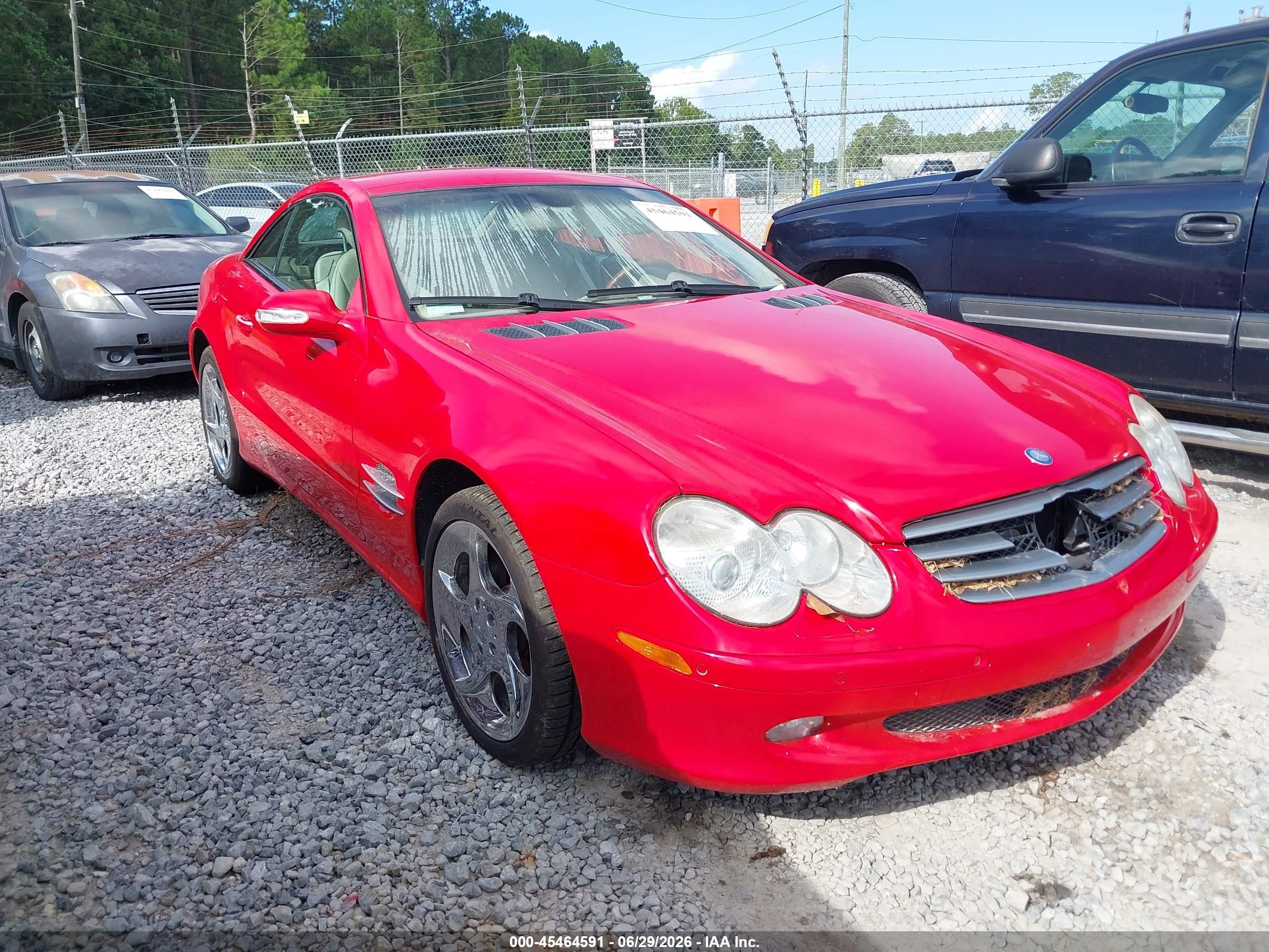 2003 Mercedes-Benz SL 500, VIN WDBSK75F23F040640 — Water / flood