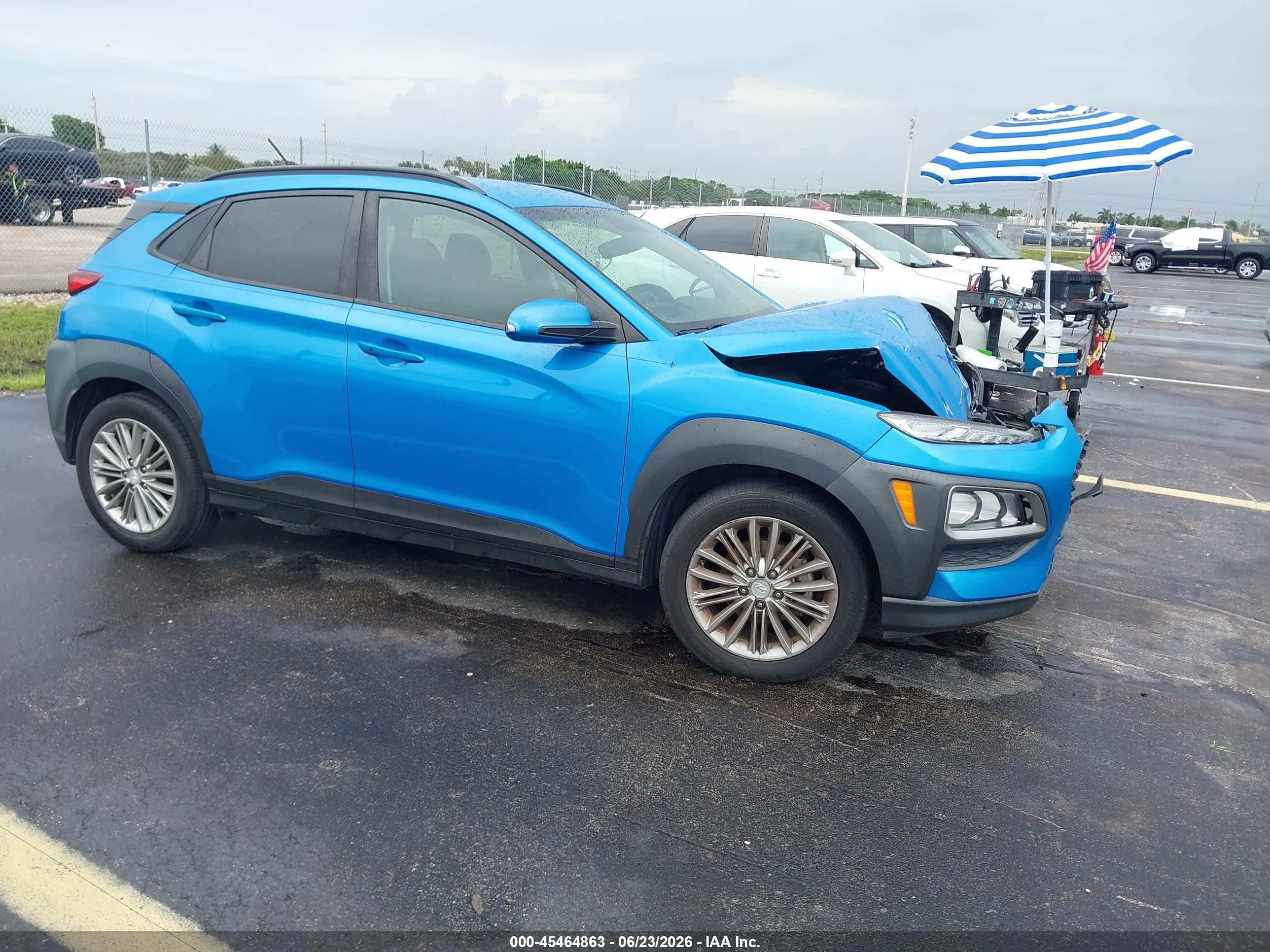 2018 Hyundai Kona SEL, VIN KM8K22AA8JU068199 — Front end