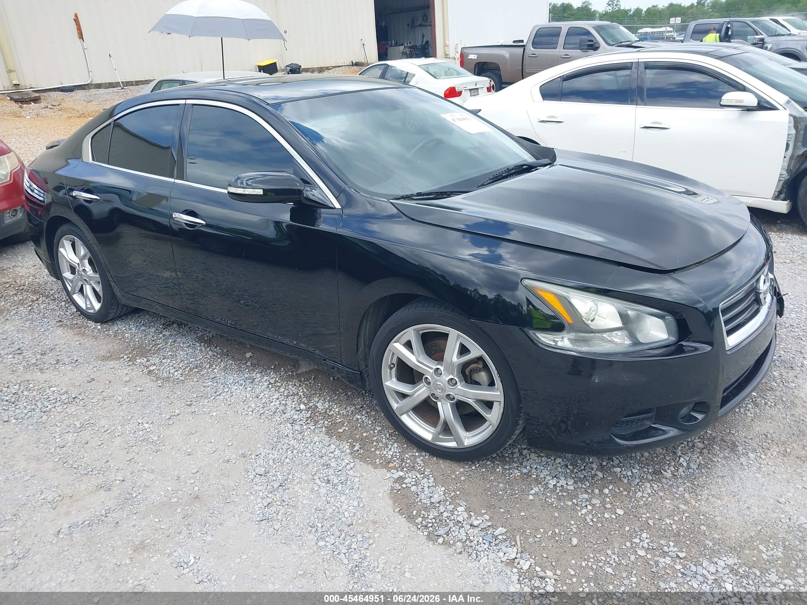 2012 Nissan Maxima SV, VIN 1N4AA5AP5CC870541 — Перед