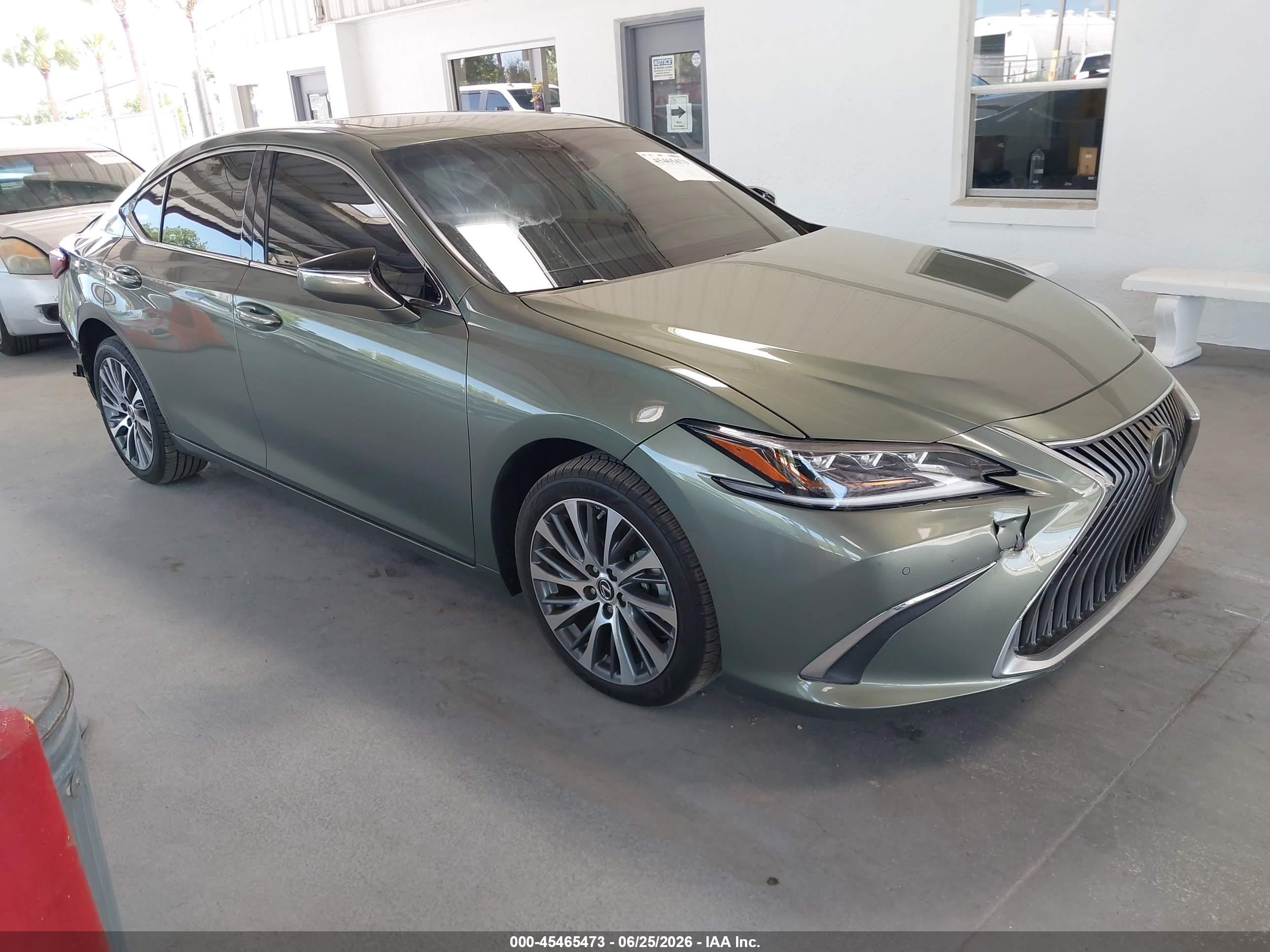 2019 Lexus ES 350, VIN 58ABZ1B19KU023416 — Rear end