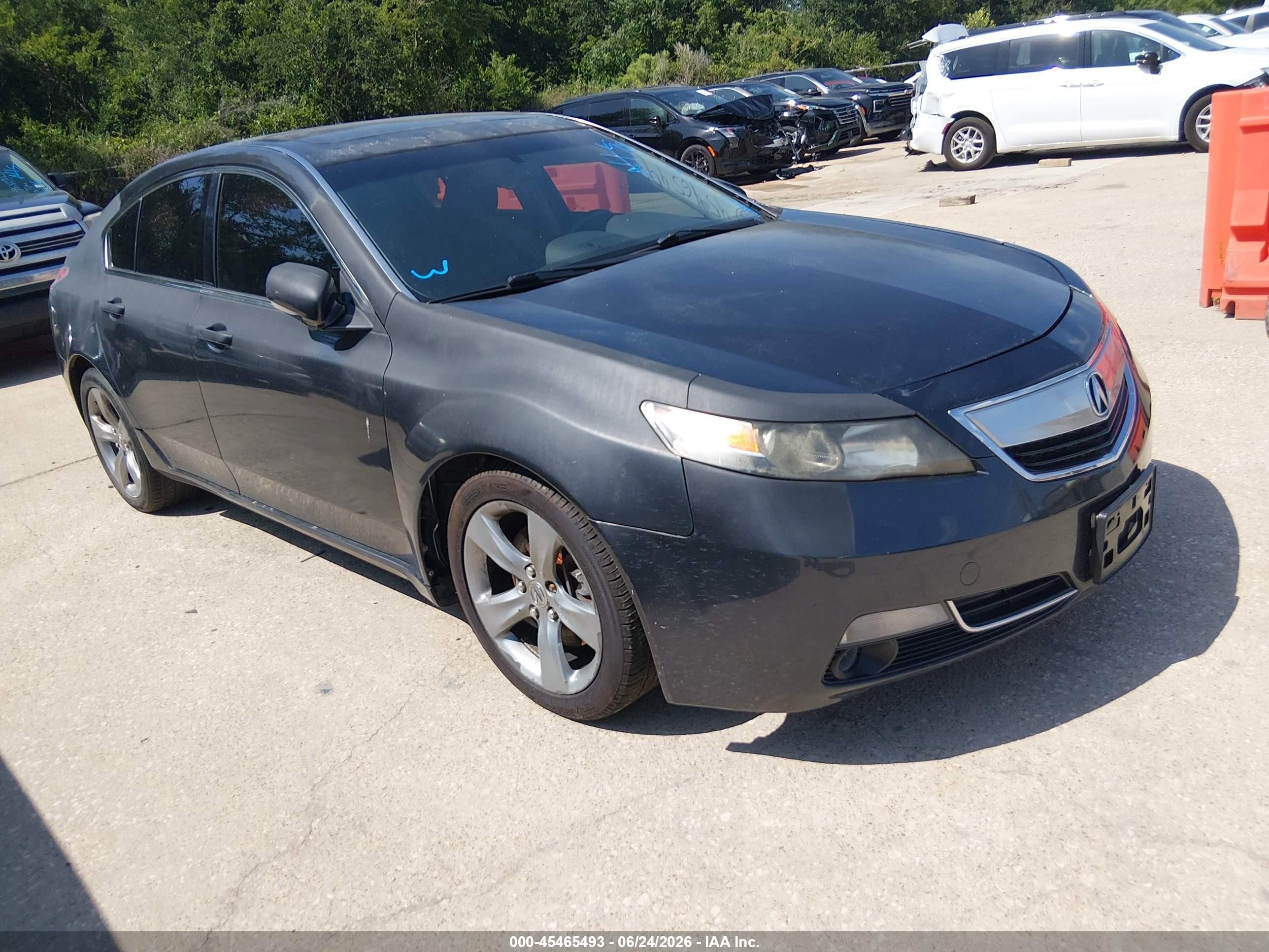 2012 Acura TL Technology, VIN 19UUA9F52CA009451 — Repossession