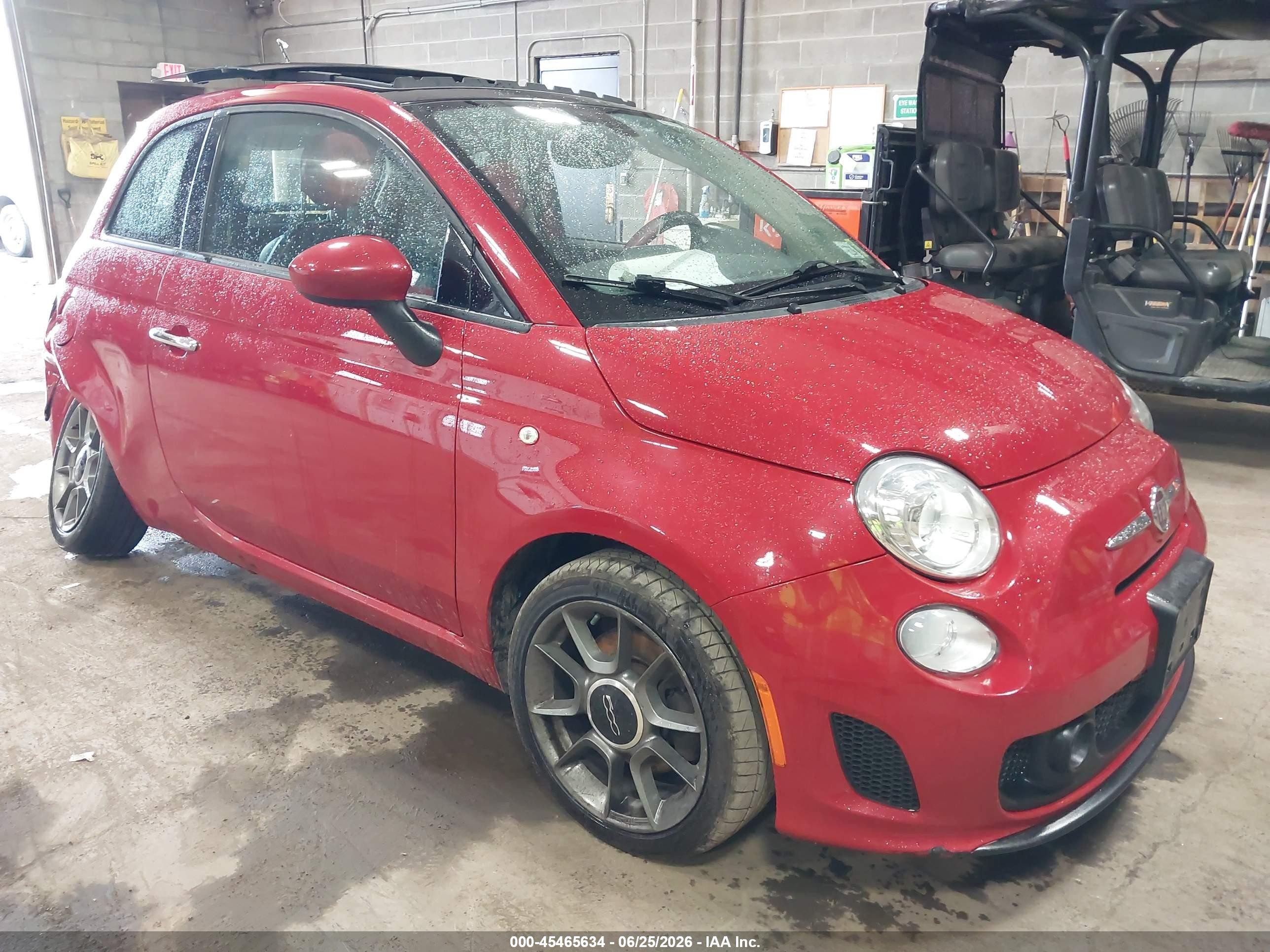 2018 FIAT 500 Pop, VIN 3C3CFFKH3JT525838 — Rear end