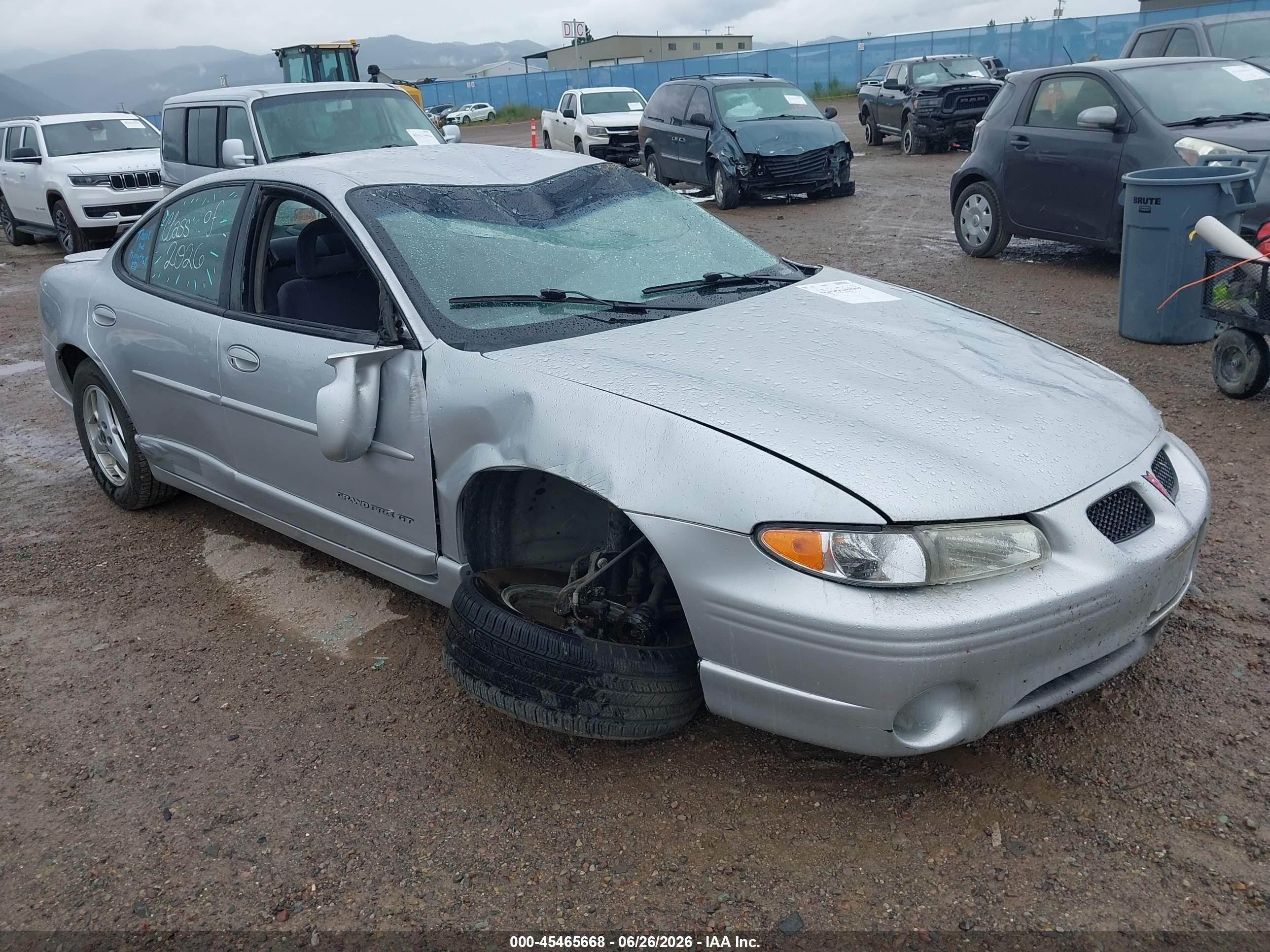 2001 Pontiac Grand Prix GT, VIN 1G2WP52K51F116959 — Rollover