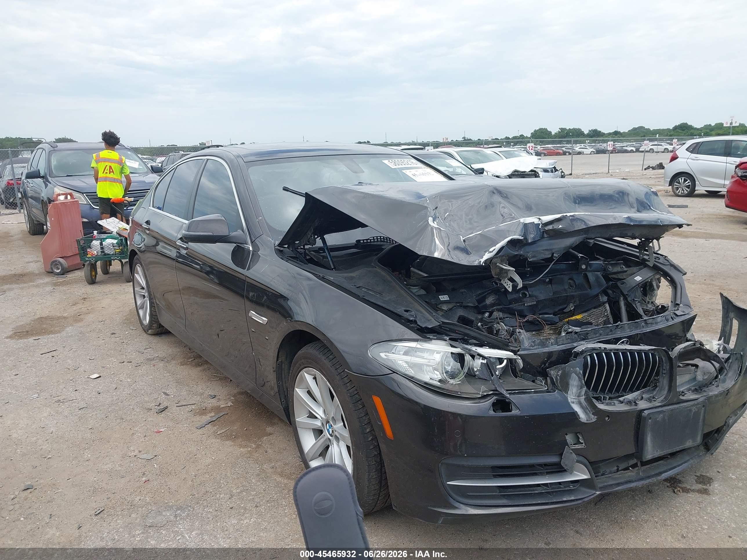 2014 BMW 5 Series 535i, VIN WBA5B1C53ED483655 — Front end