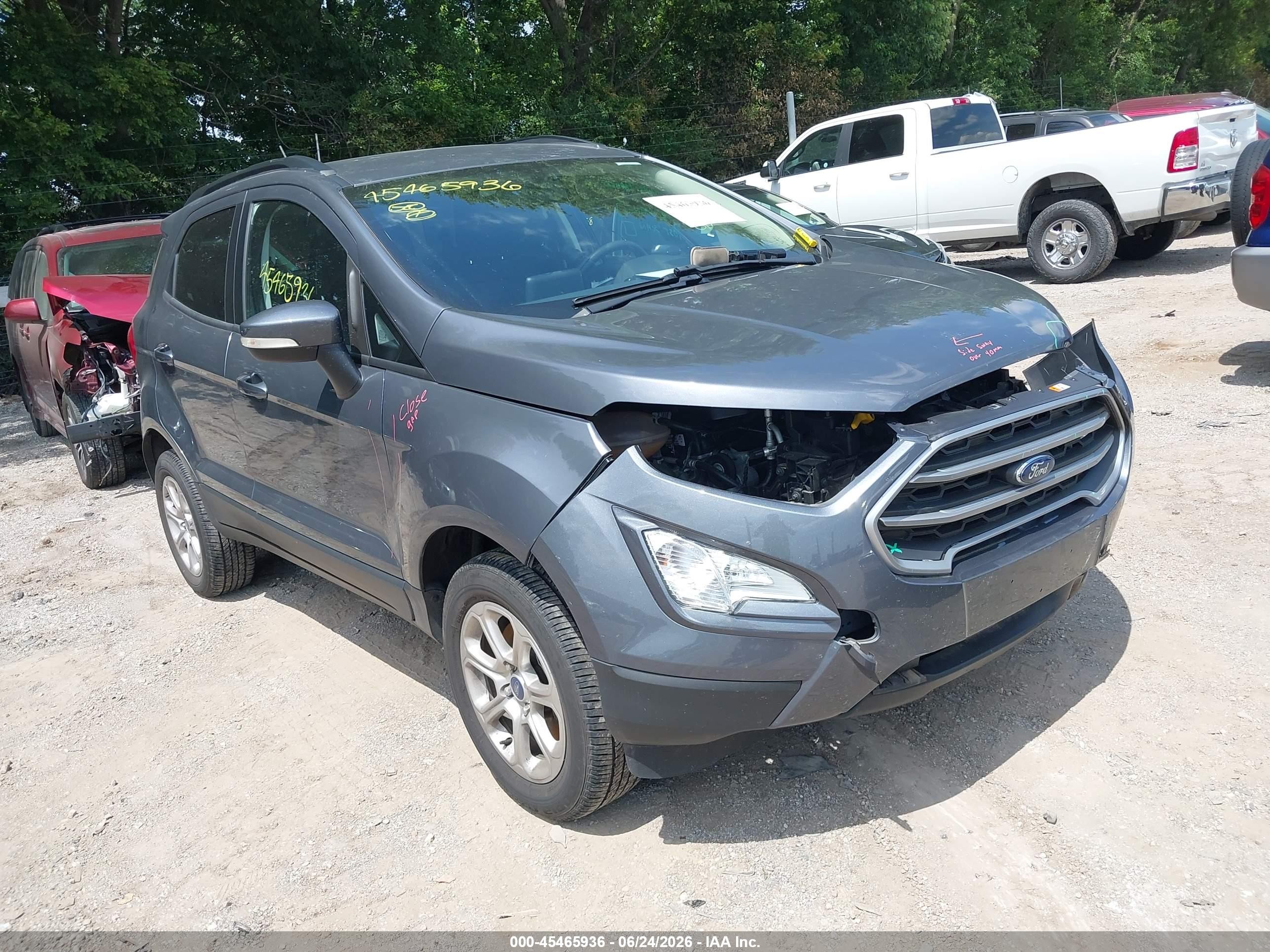 2021 Ford EcoSport SE, VIN MAJ6S3GL4MC431277 — Front end