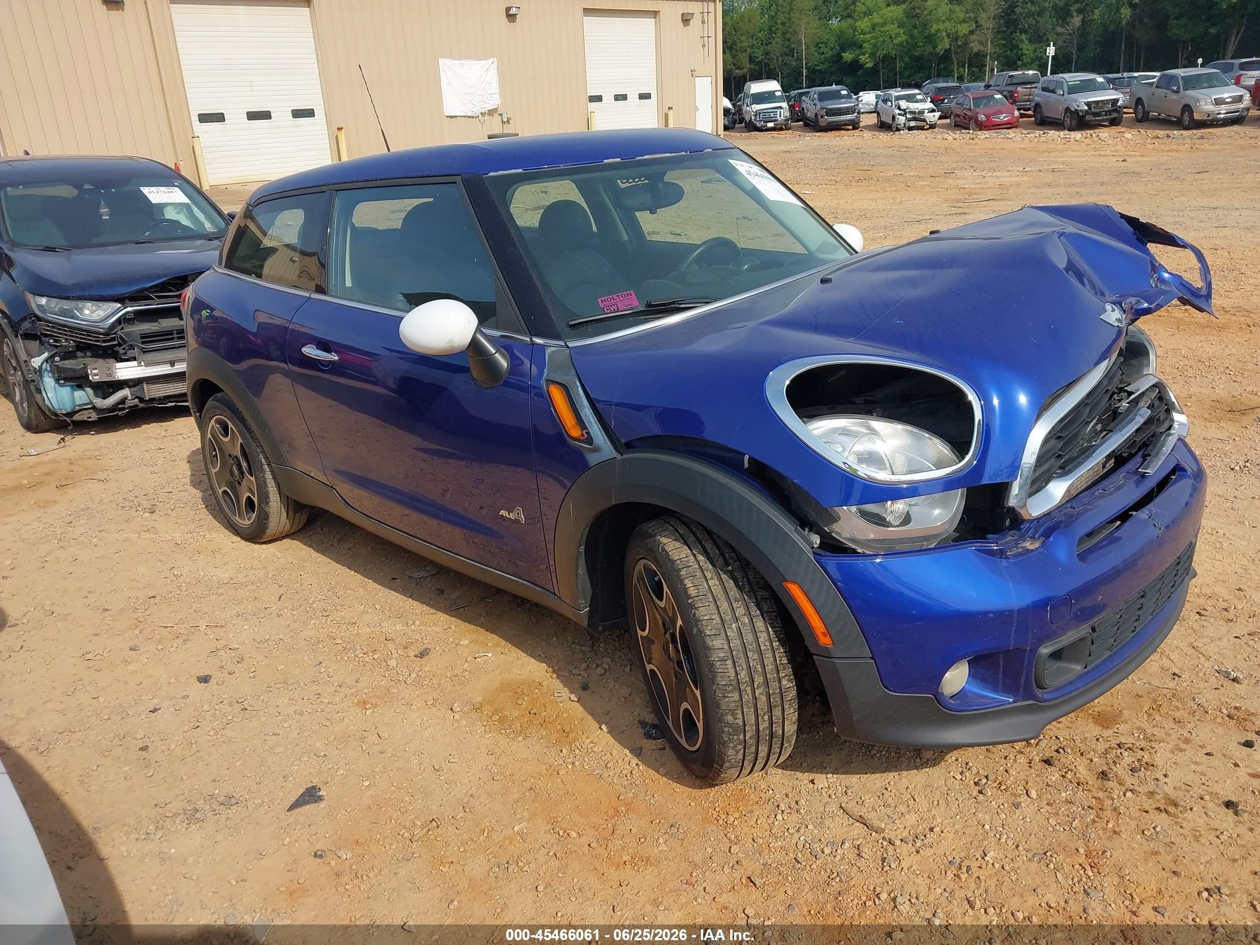 2014 MINI Paceman S, VIN WMWSS7C58EWN71708 — Front end