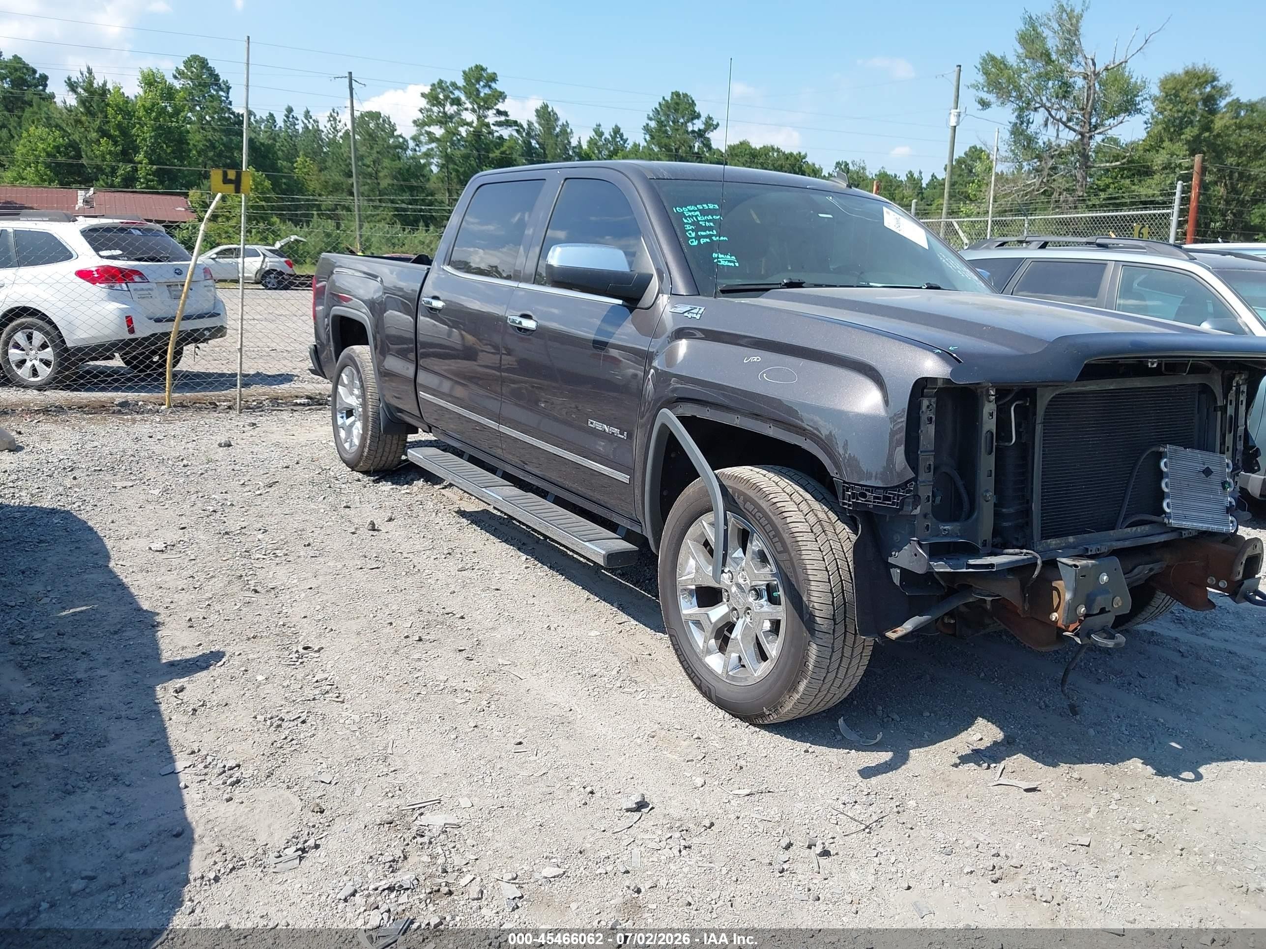 2014 GMC Sierra 1500 SLT, VIN 3GTU2VEC2EG151405 — Front end