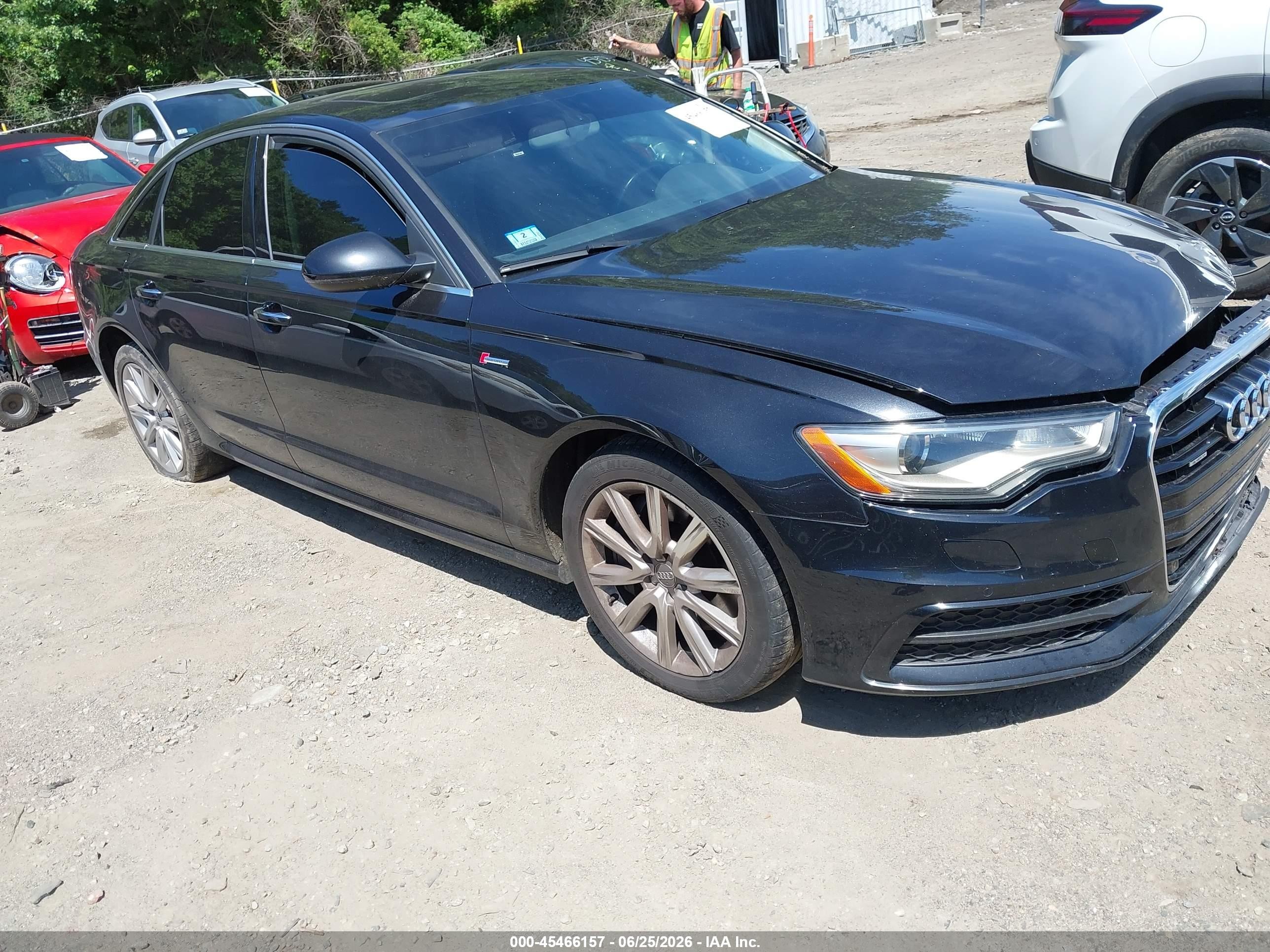 2015 Audi A6 Premium Plus, VIN WAUFGAFC8FN019398 — Перед