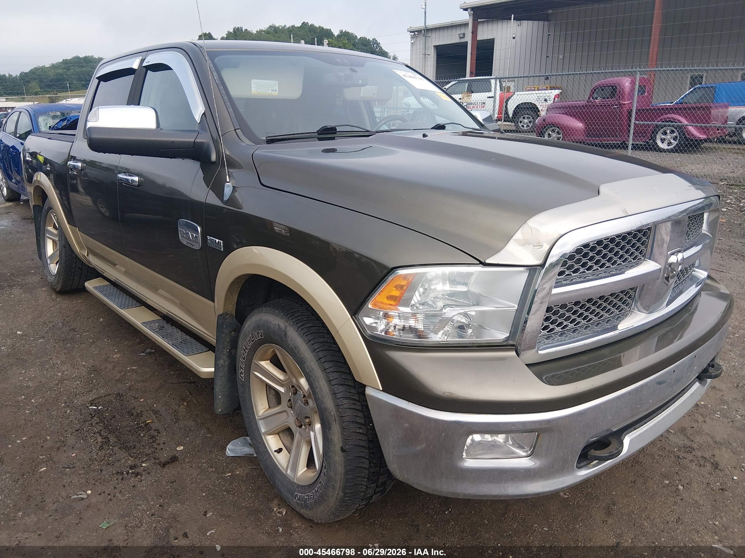 2012 Ram 1500 Laramie Limited, VIN 1C6RD7PT0CS174672 — Rear end