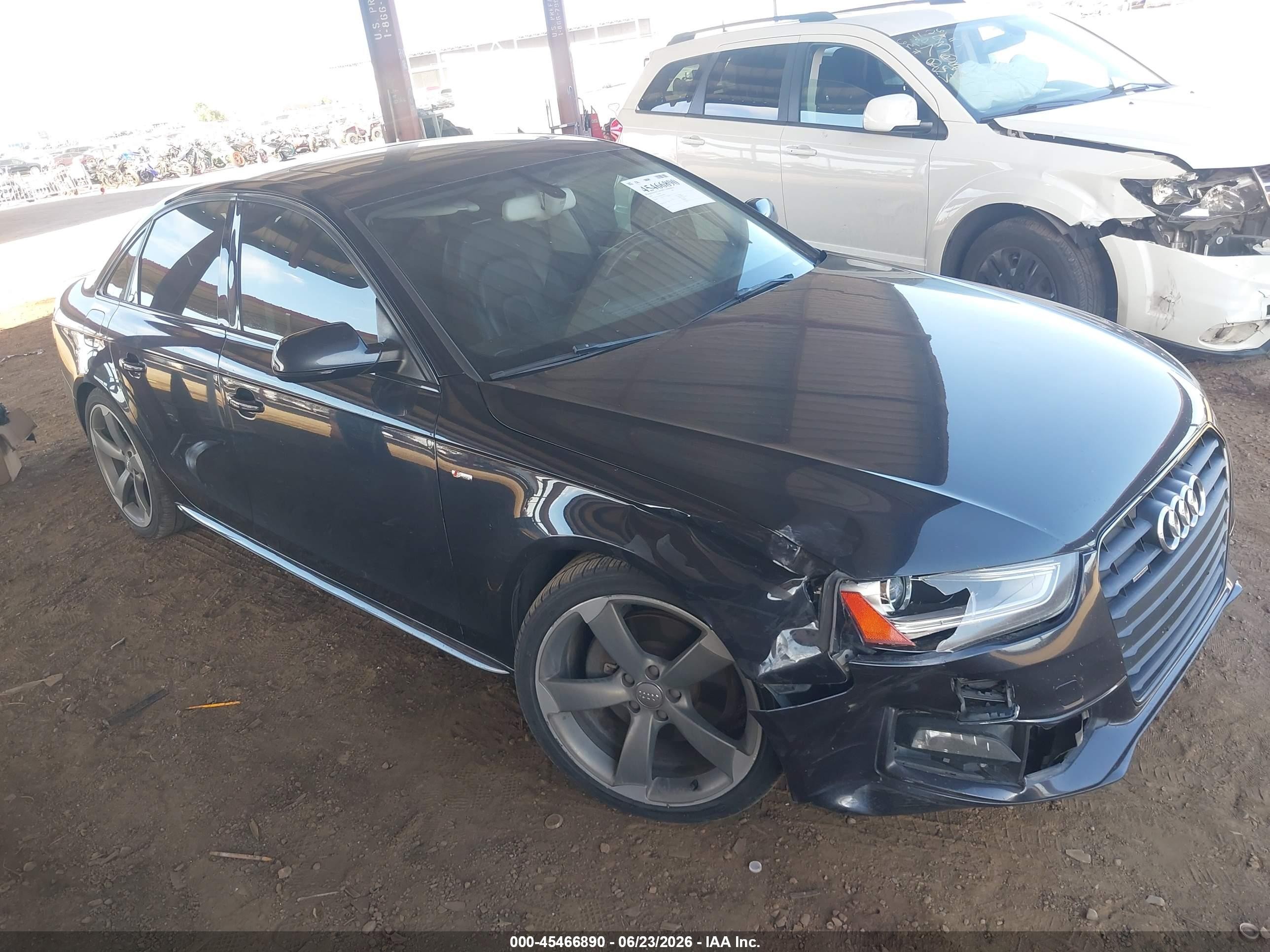 2014 Audi A4 Premium Plus, VIN WAUFFAFL6EN028005 — Front end