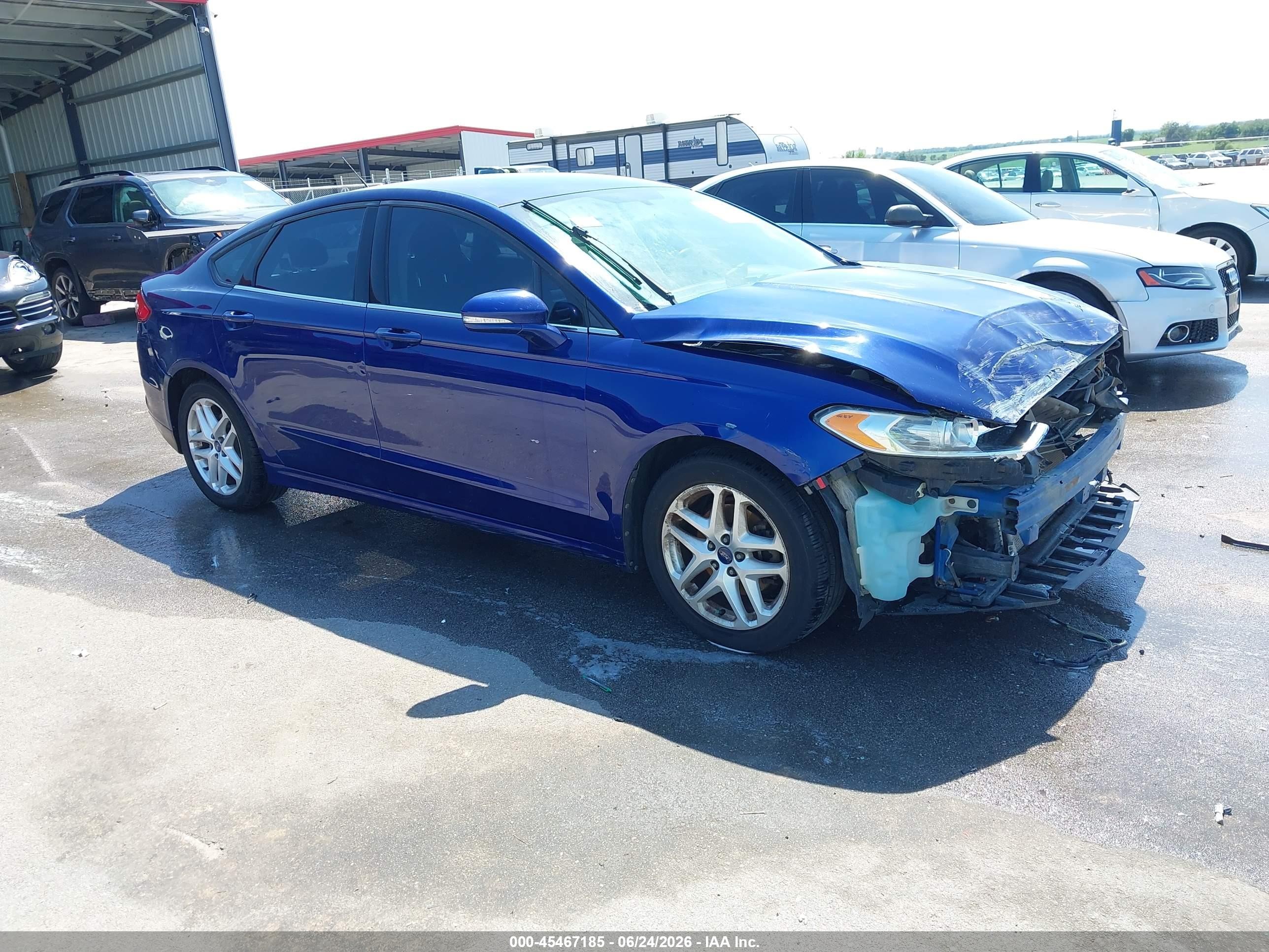 2013 Ford Fusion SE, VIN 3FA6P0H75DR169532 — Front end