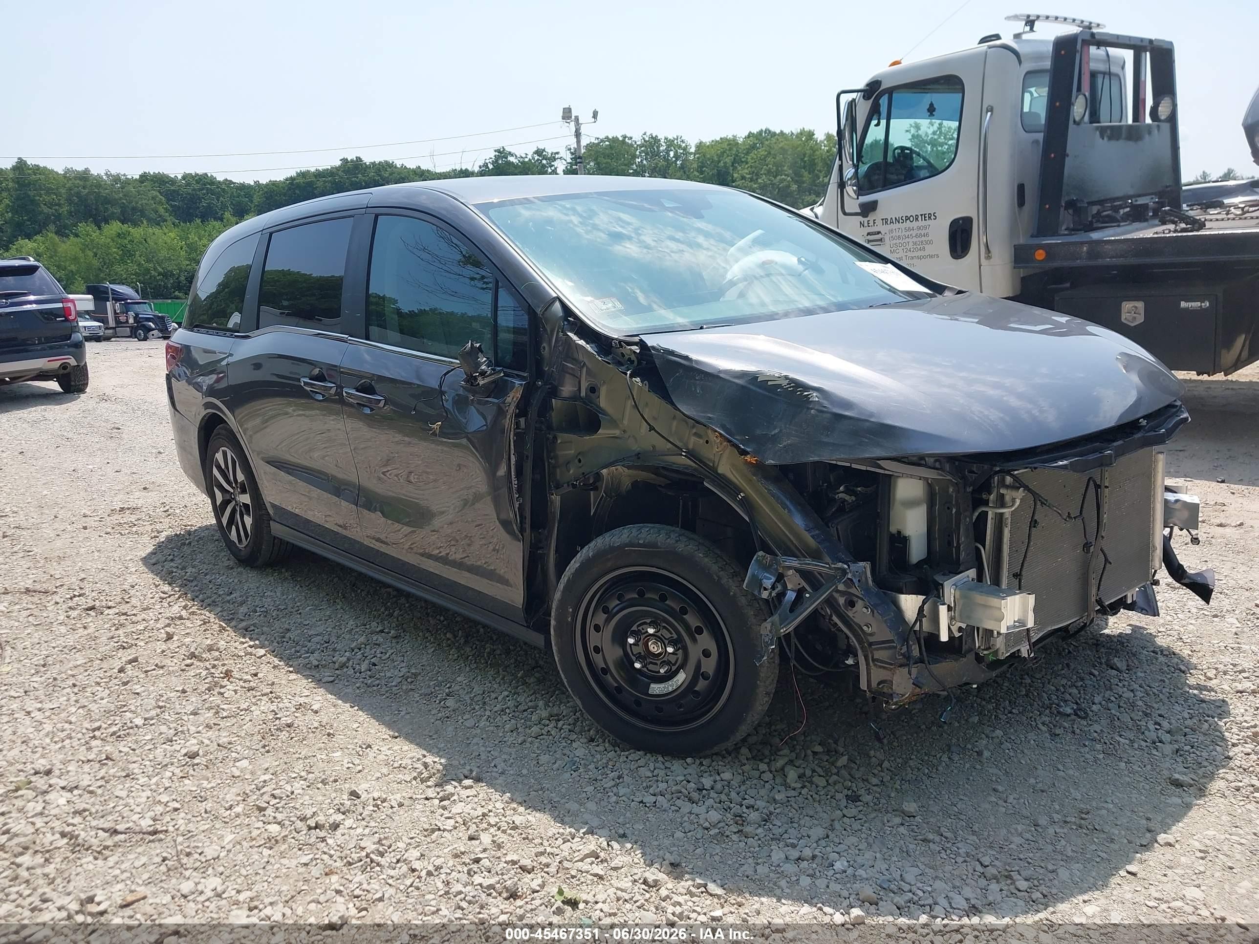 2025 Honda Odyssey EX-L, VIN 5FNRL6H60SB035247 — Перед