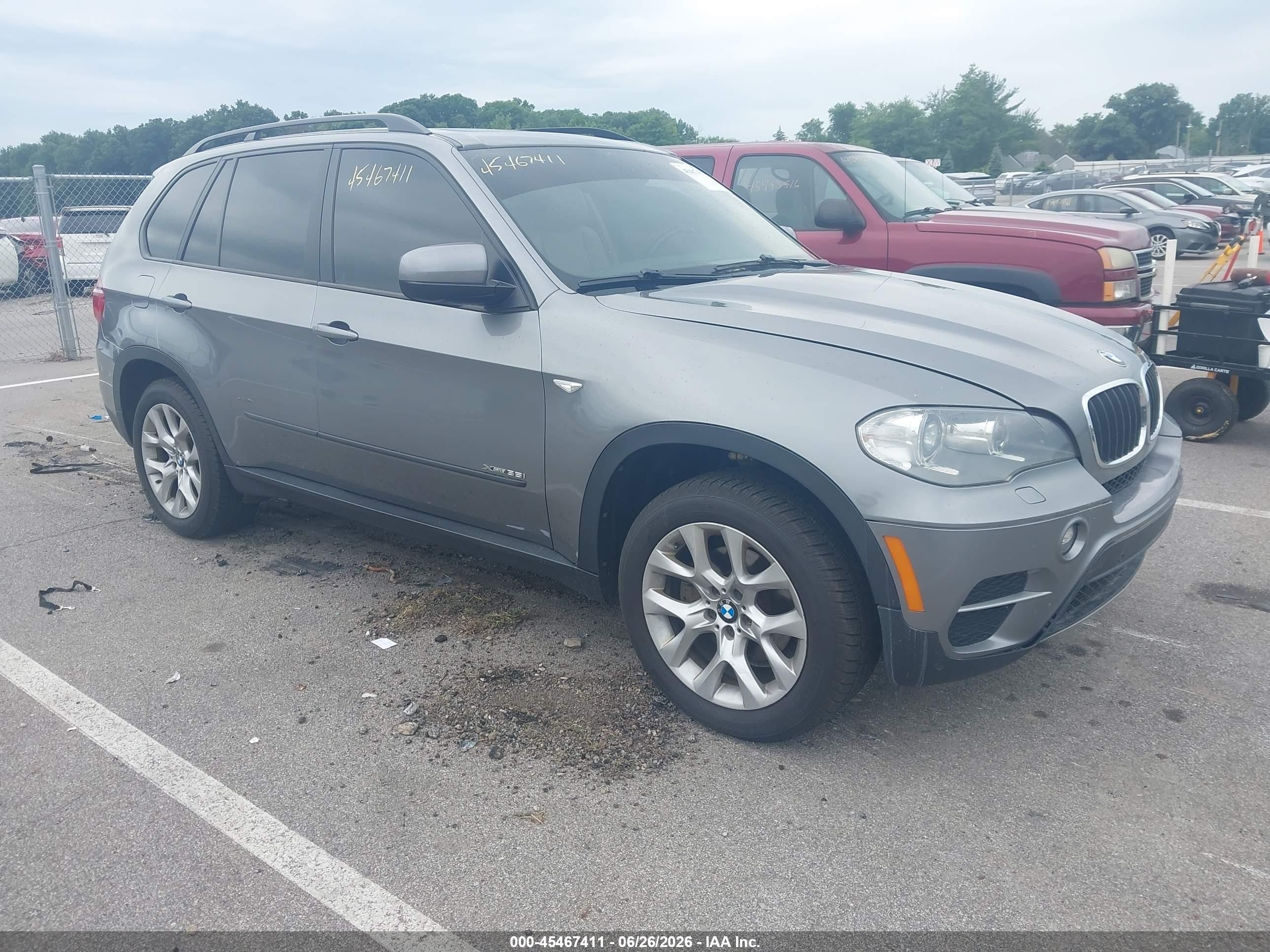 2012 BMW X5 35i, VIN 5UXZV4C54CL765978 — Engine fire
