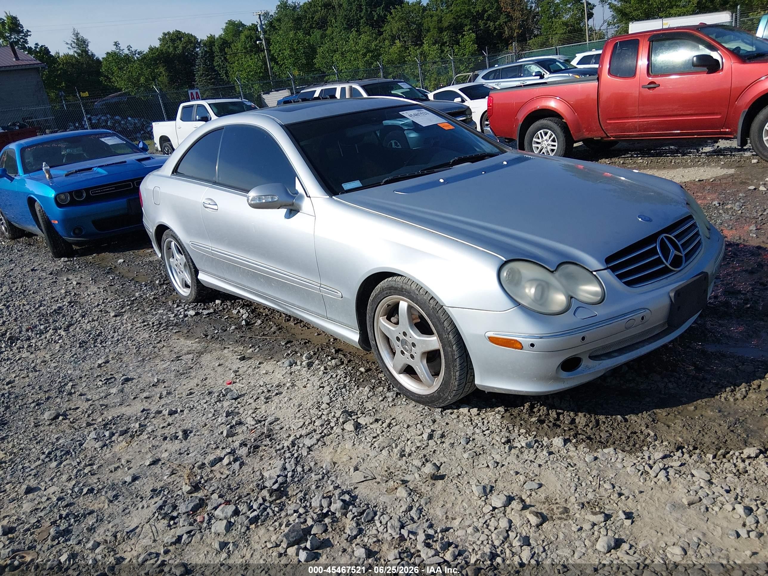 2003 Mercedes-Benz CLK 500, VIN WDBTJ75J03F053799 — Normal wear
