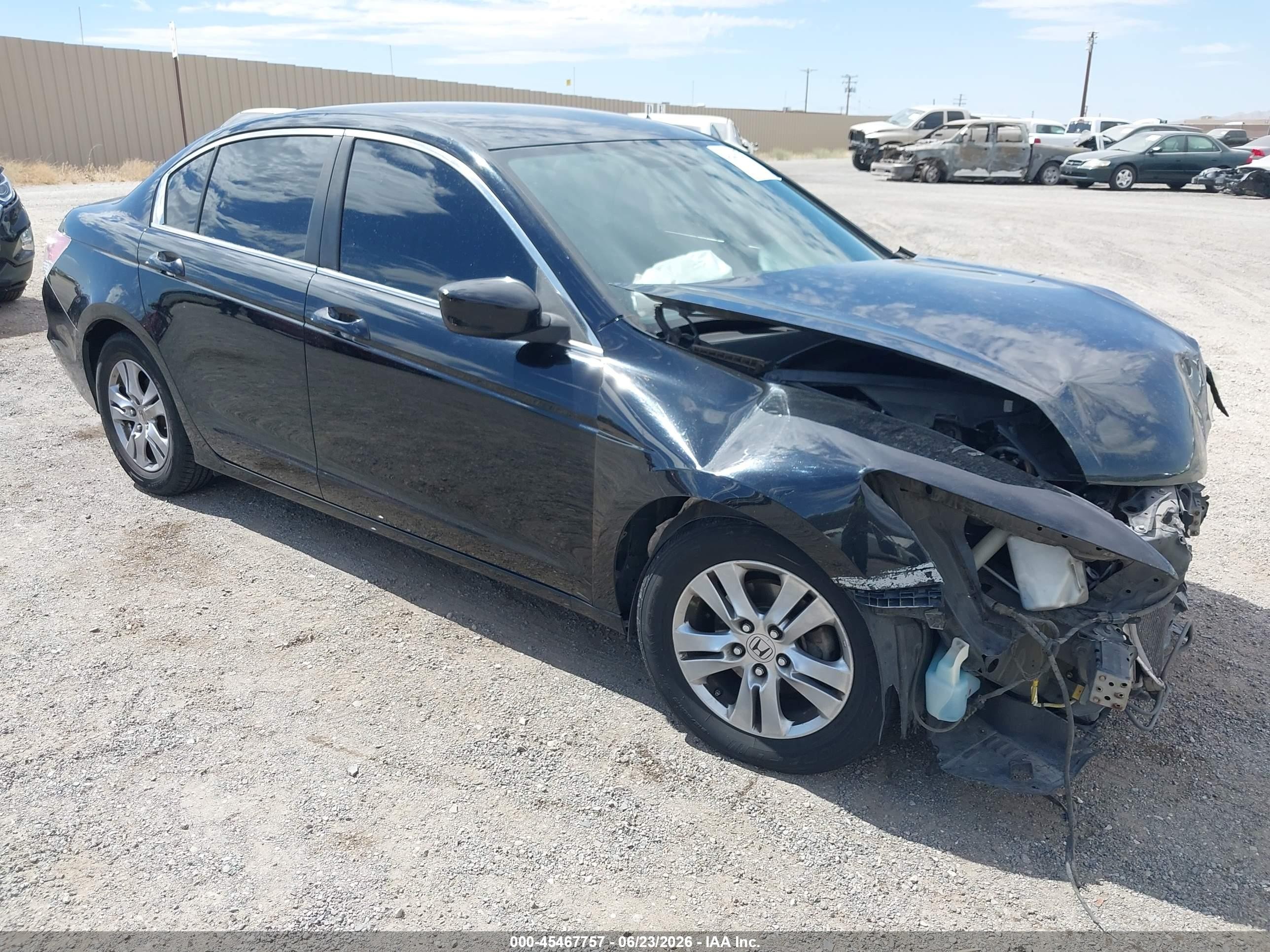 2011 Honda Accord SE, VIN 1HGCP2F6XBA117910 — Front end