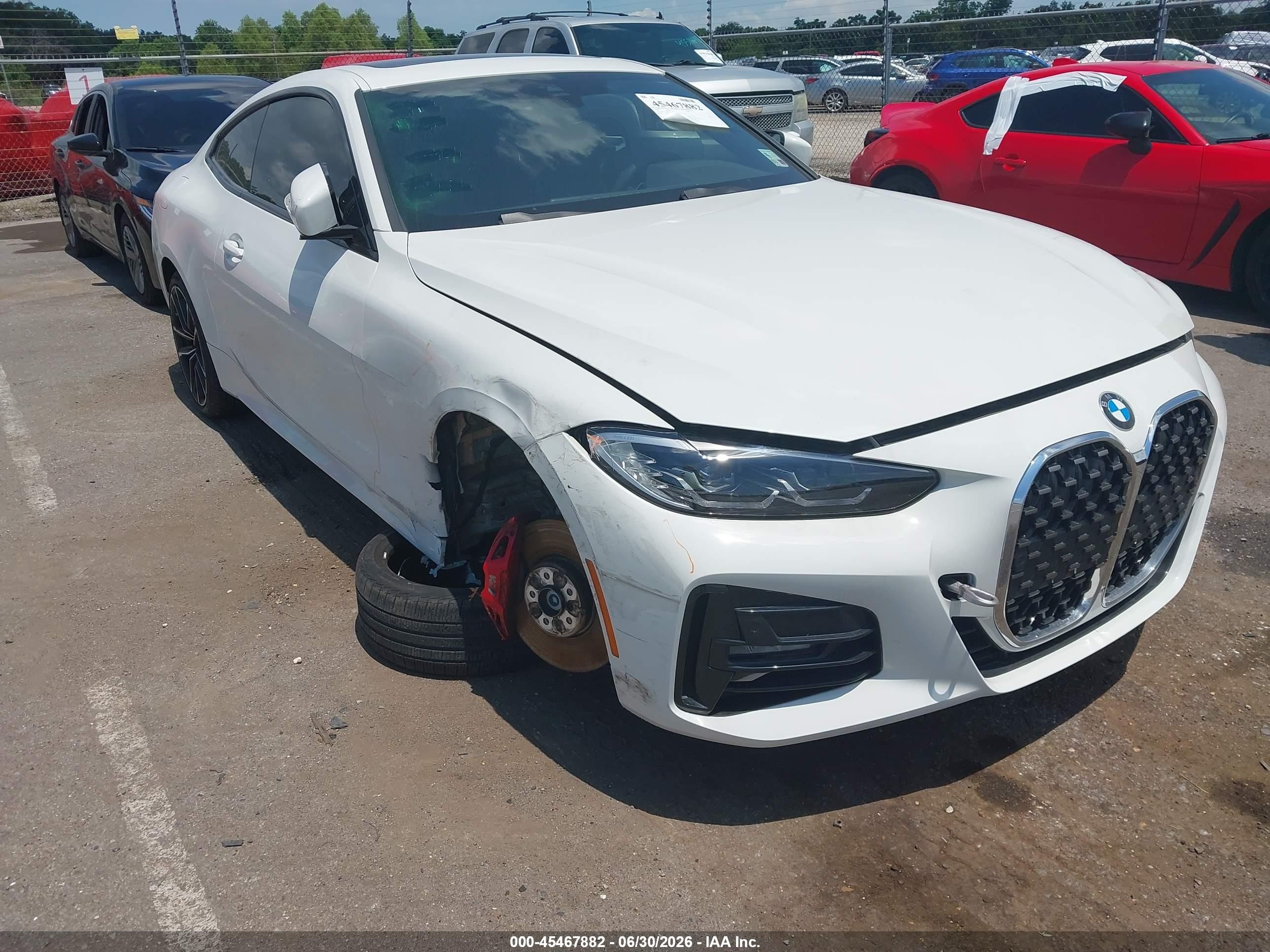 2022 BMW 4 Series 430i xDrive, VIN WBA73AP05NCJ73906 — Front end
