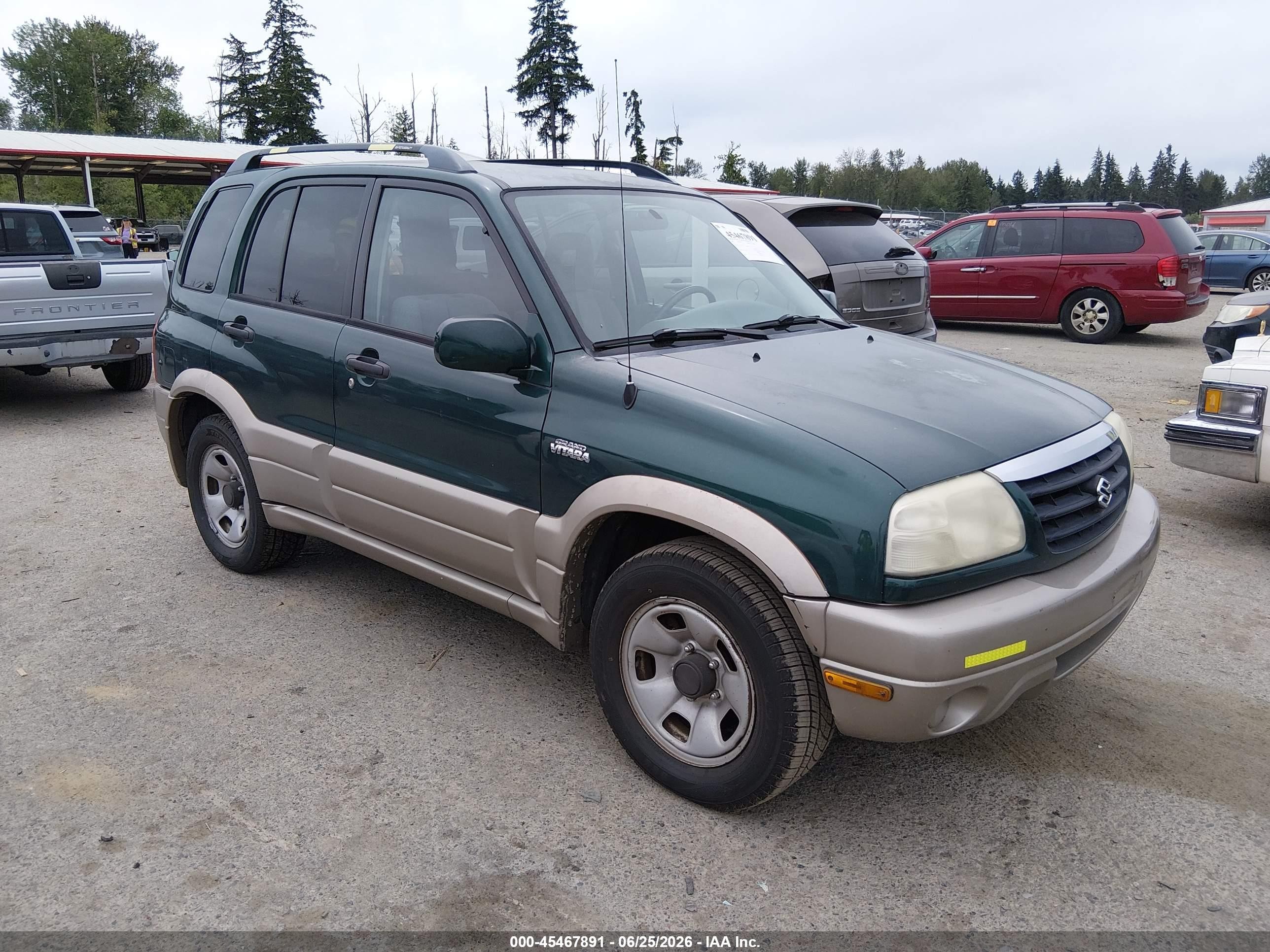 2002 Suzuki Grand Vitara JLX, VIN JS3TD62V824157172 — Обычный износ