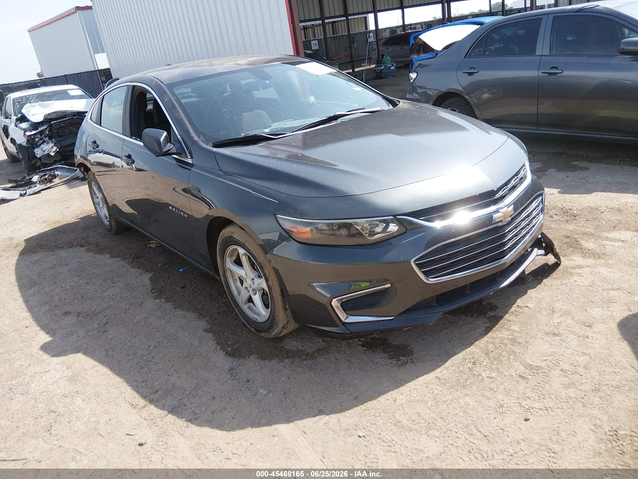 2017 Chevrolet Malibu LS, VIN 1G1ZB5ST3HF167783 — Rear end