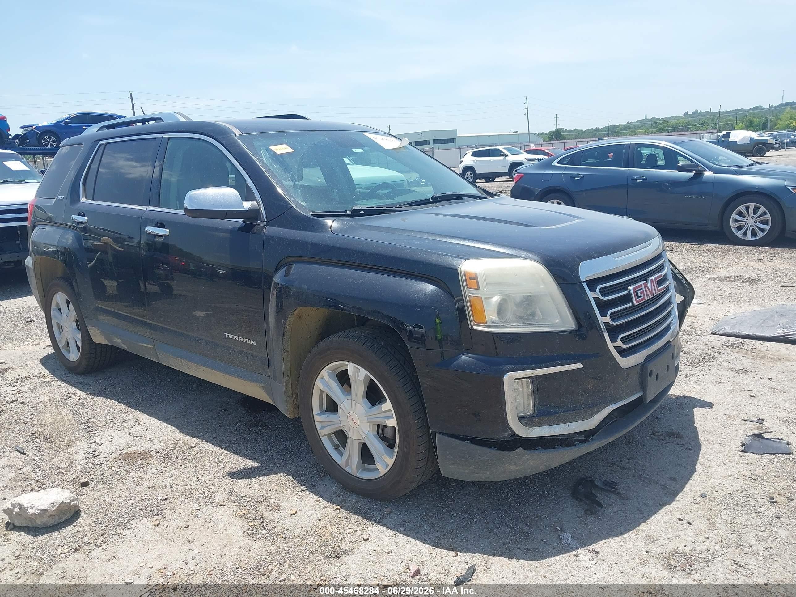 2016 GMC Terrain SLT, VIN 2GKFLPE37G6234316 — Front end