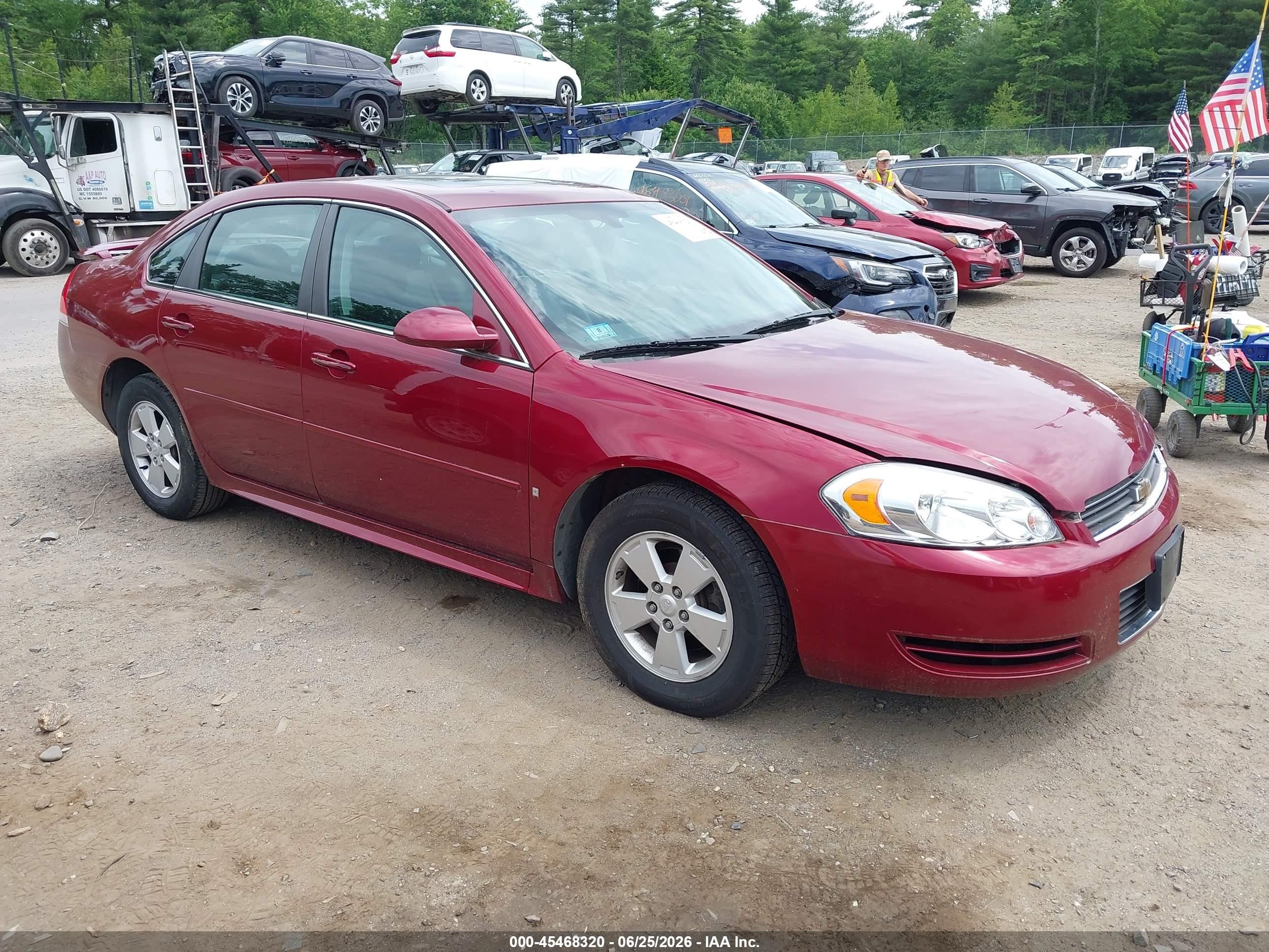 2009 Chevrolet Impala LT, VIN 2G1WT57K291304429 — Side