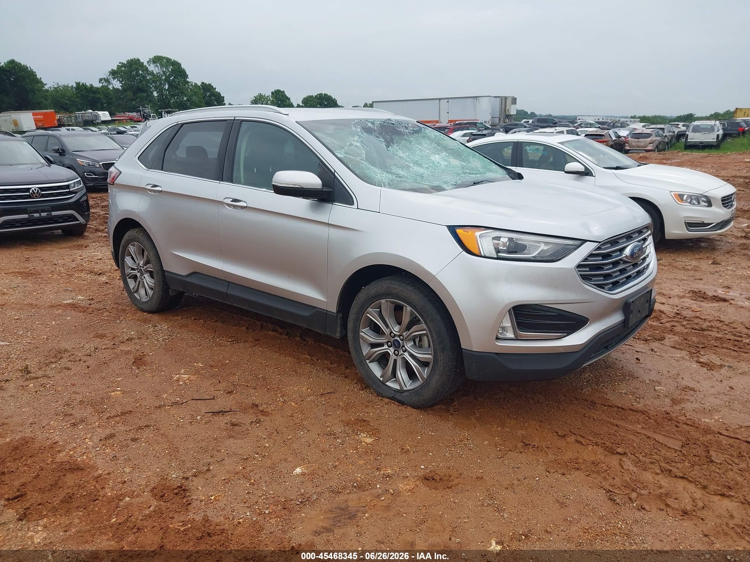 2019 Ford Edge Titanium, VIN 2FMPK4K99KBC01968 — Hail