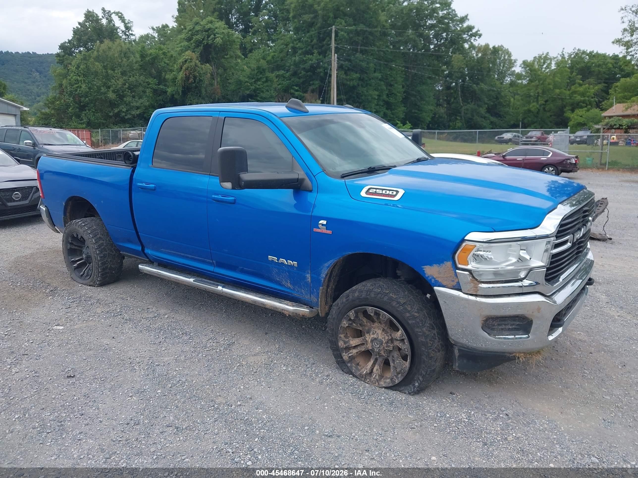 2020 Ram 2500 Big Horn, VIN 3C6UR5DL9LG117284 — All over