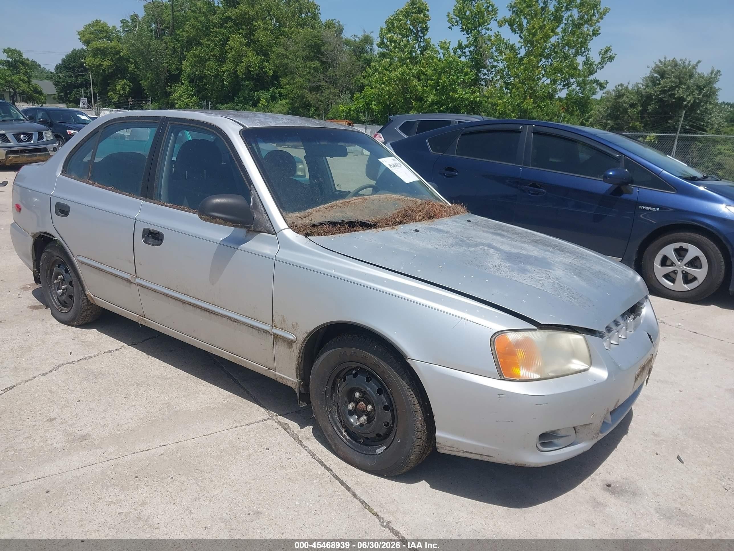 2002 Hyundai Accent GL, VIN KMHCG45C62U310292 — Обычный износ