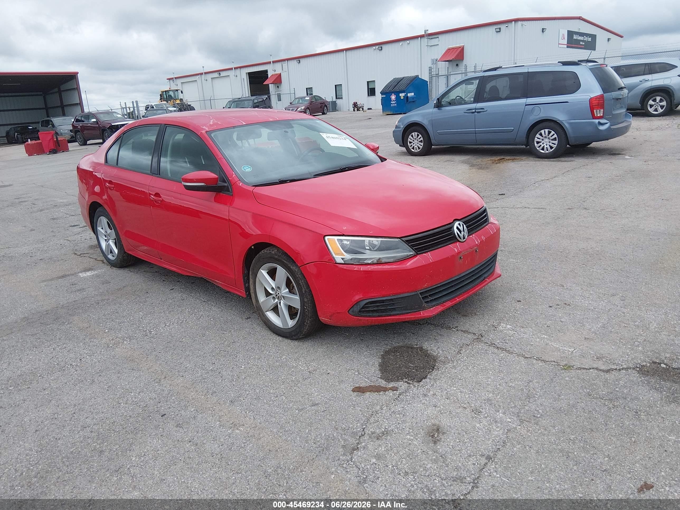 2012 Volkswagen Jetta TDI, VIN 3VWLL7AJ6CM323925 — Normal wear
