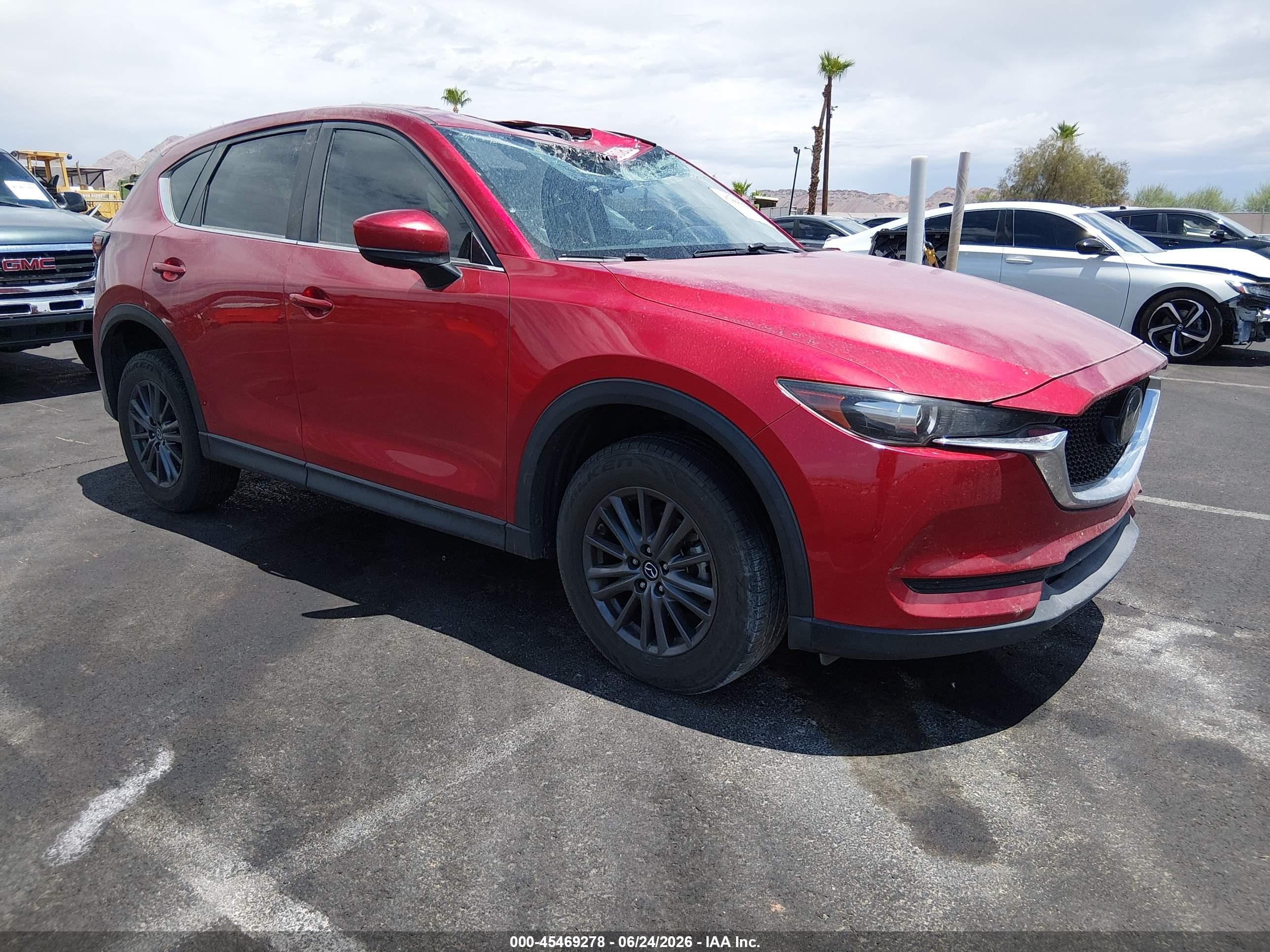 2019 Mazda CX-5 Touring, VIN JM3KFACM6K0542404 — Roof
