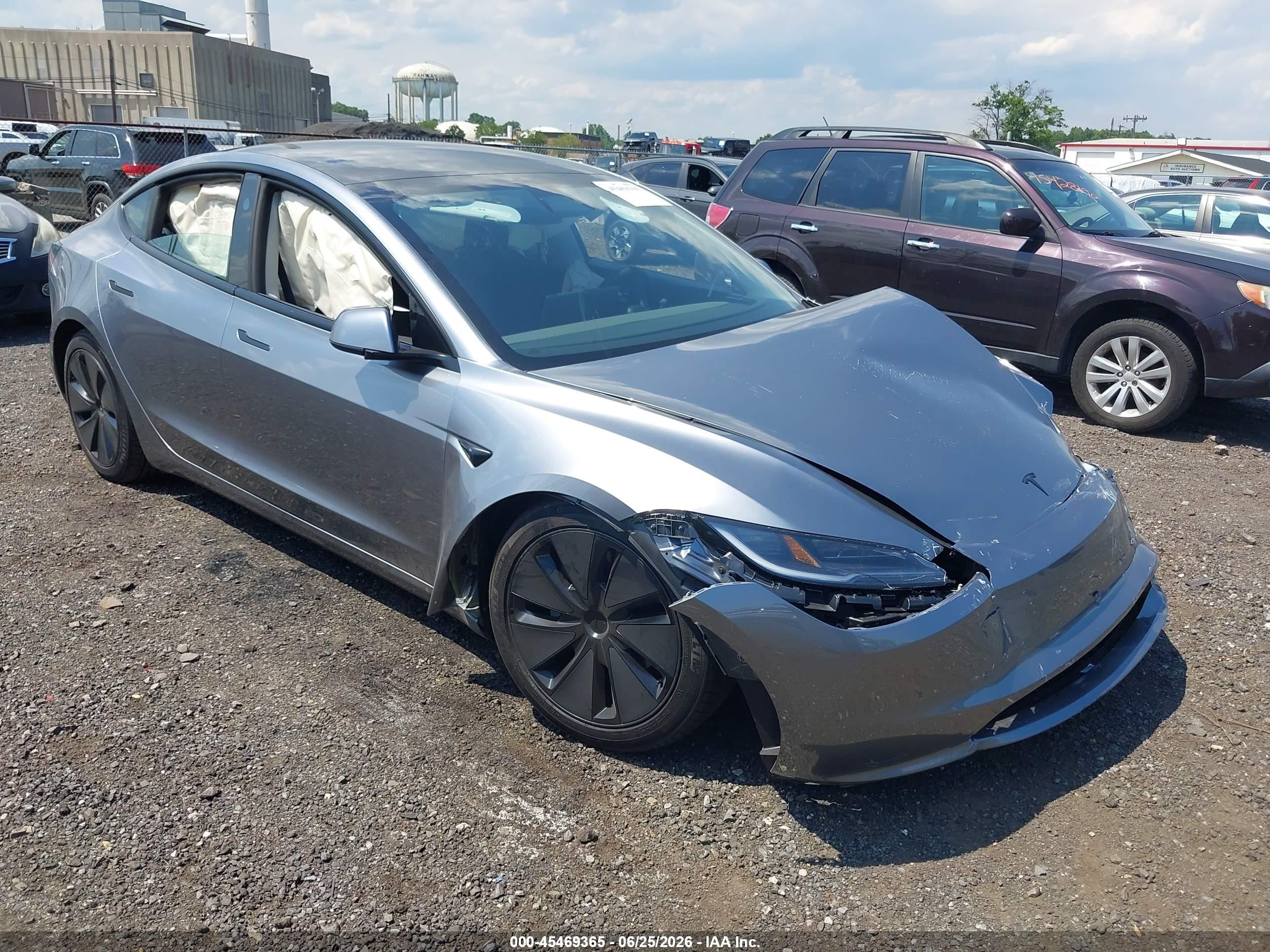 2026 Tesla Model 3 Premium, VIN 5YJ3E1EA9TF147400 — Front end
