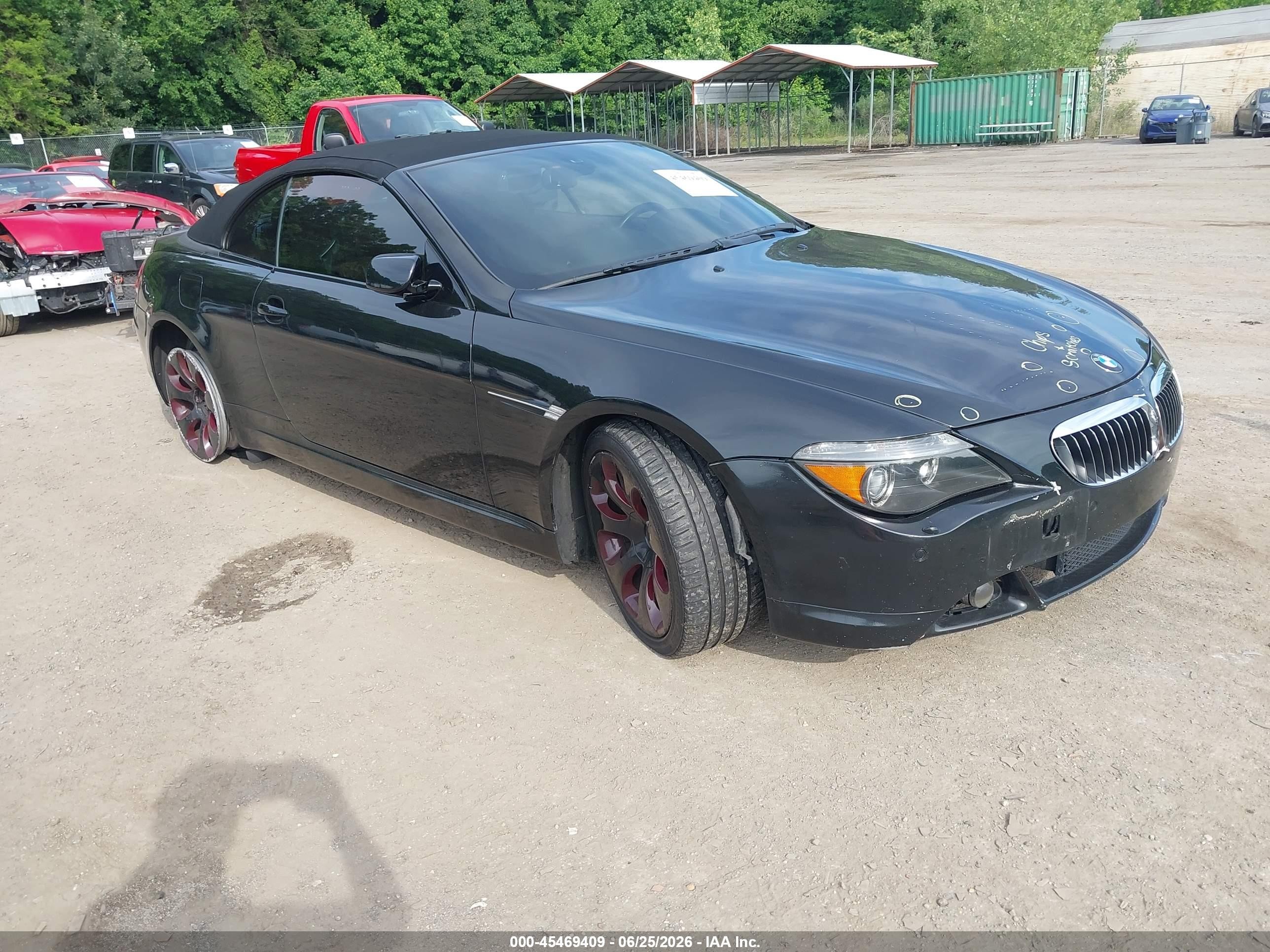 2007 BMW 6 Series 650i, VIN WBAEK13537CN84459 — Rear end
