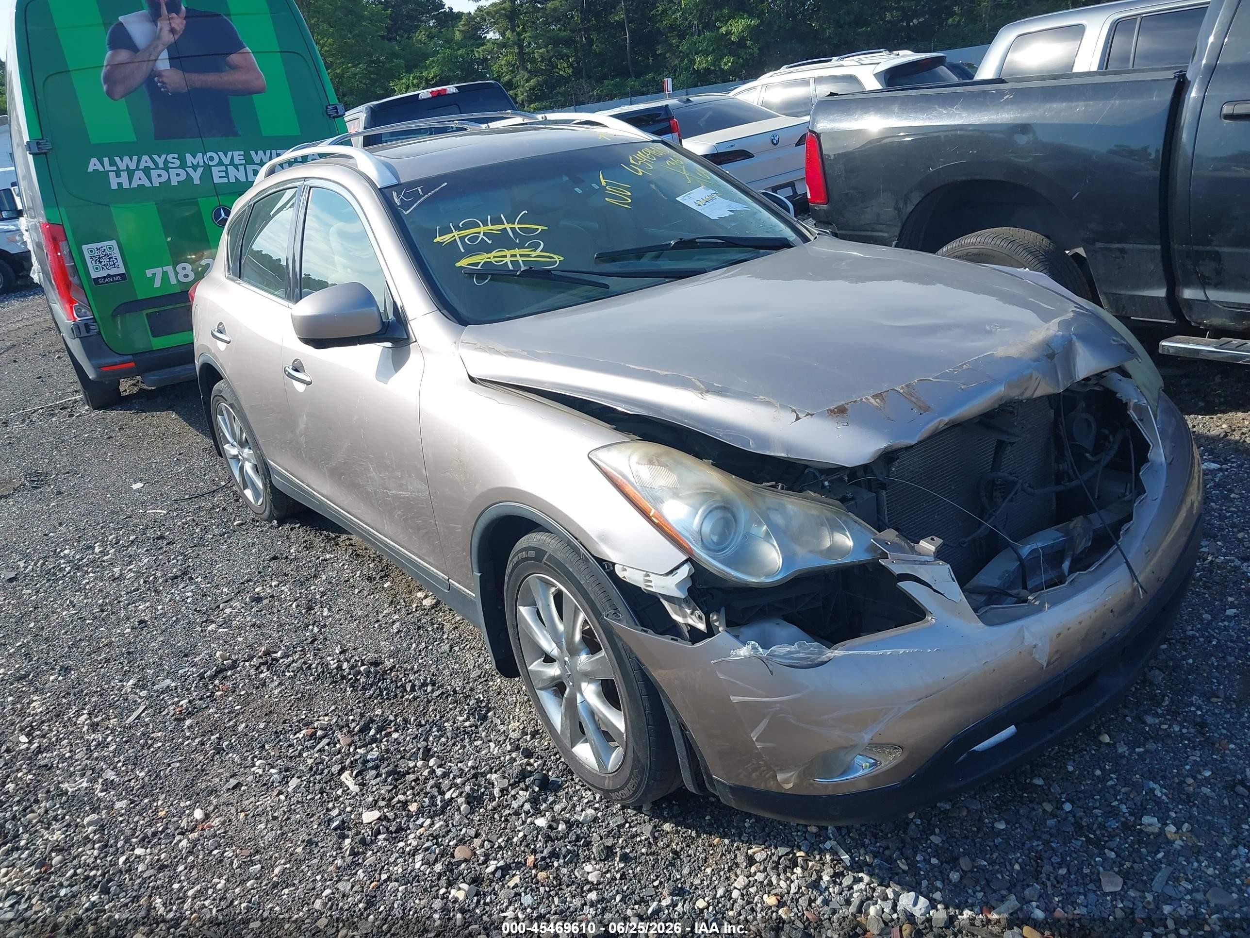 2010 Infiniti EX Journey, VIN JN1AJ0HR6AM757616 — Front end