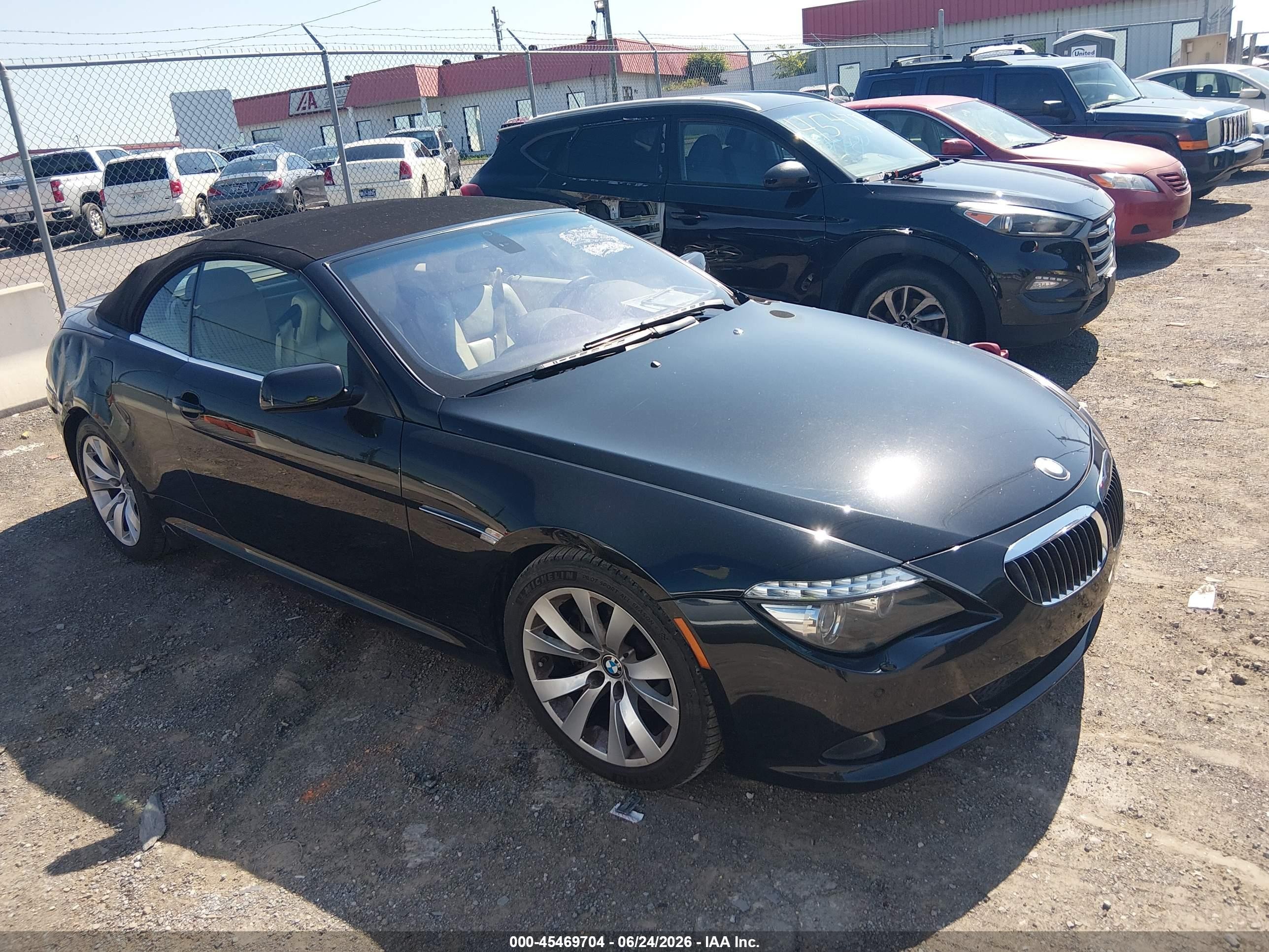 2008 BMW 6 Series 650i, VIN WBAEB53538CX63996 — Rear end