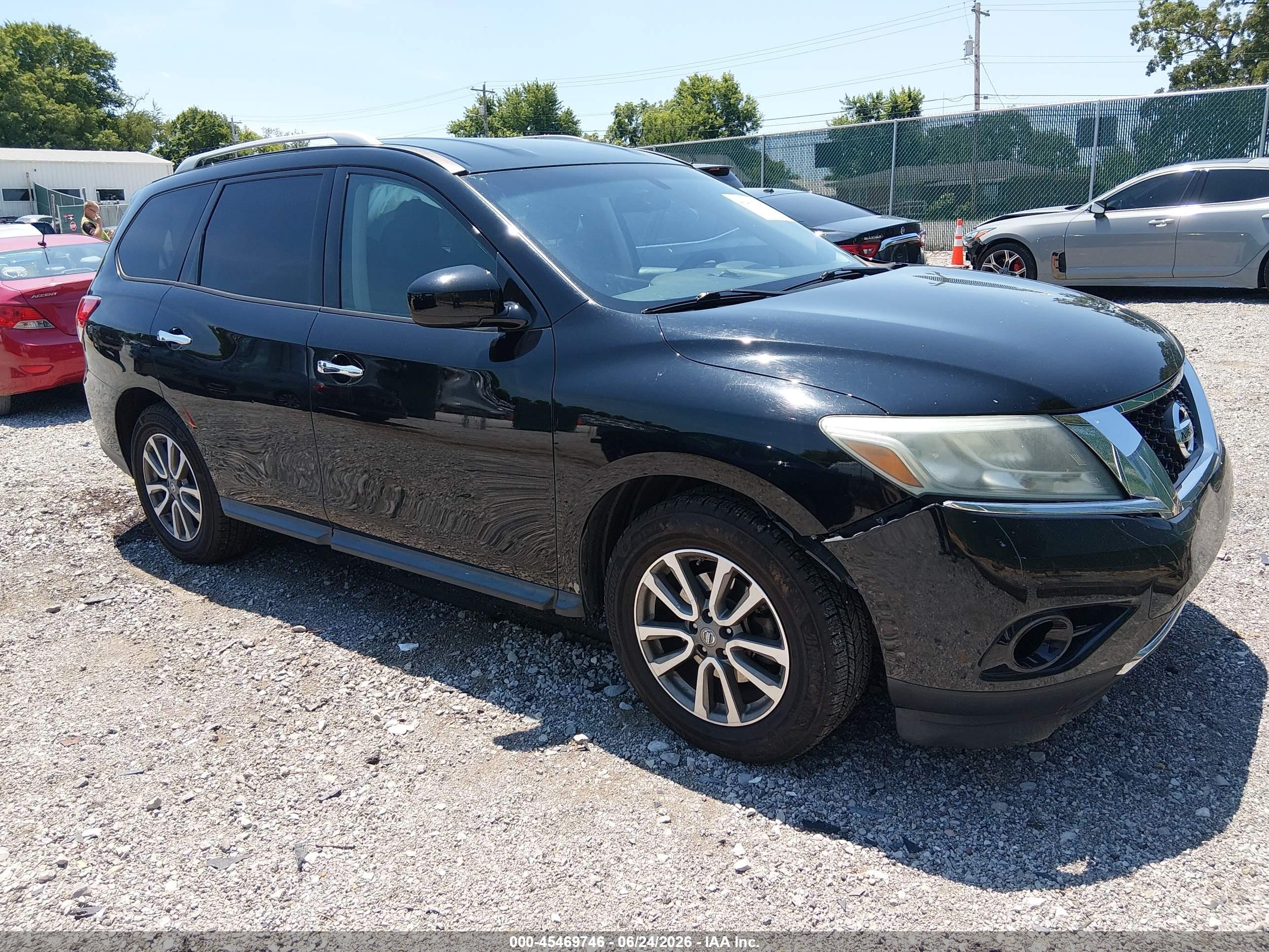 2014 Nissan Pathfinder SL, VIN 5N1AR2MN4EC671510 — Front end