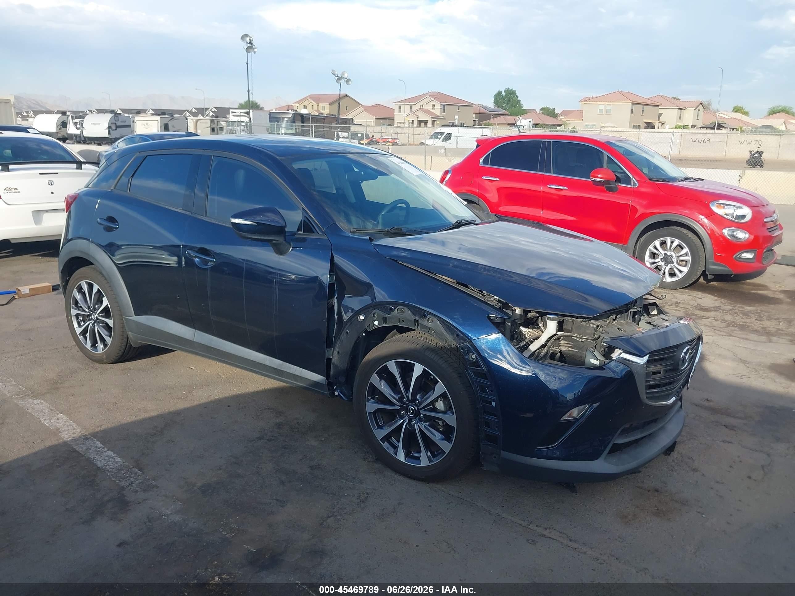 2019 Mazda CX-3 Touring, VIN JM1DKDC73K1453179 — Front end