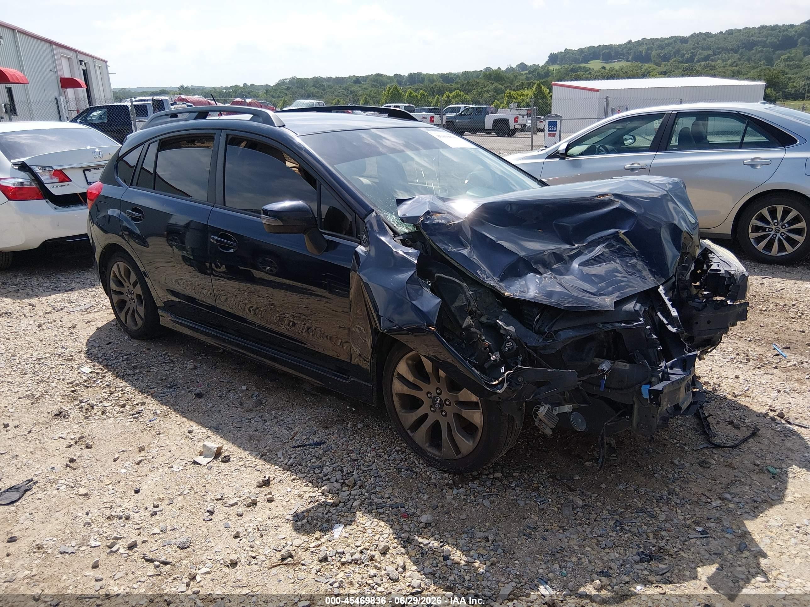 2015 Subaru Impreza Special Sports Premium, VIN JF1GPAT63FH299046 — Front end