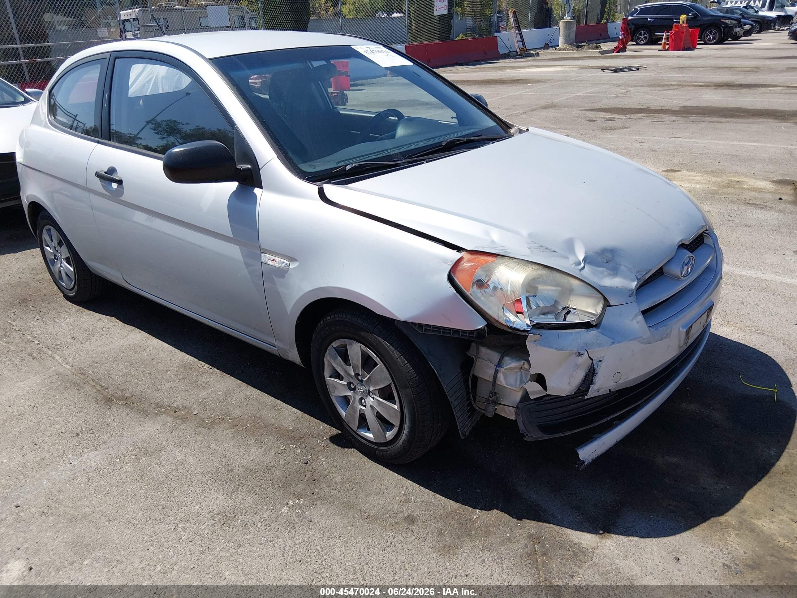 2010 Hyundai Accent GS, VIN KMHCM3AC5AU171098 — Front end