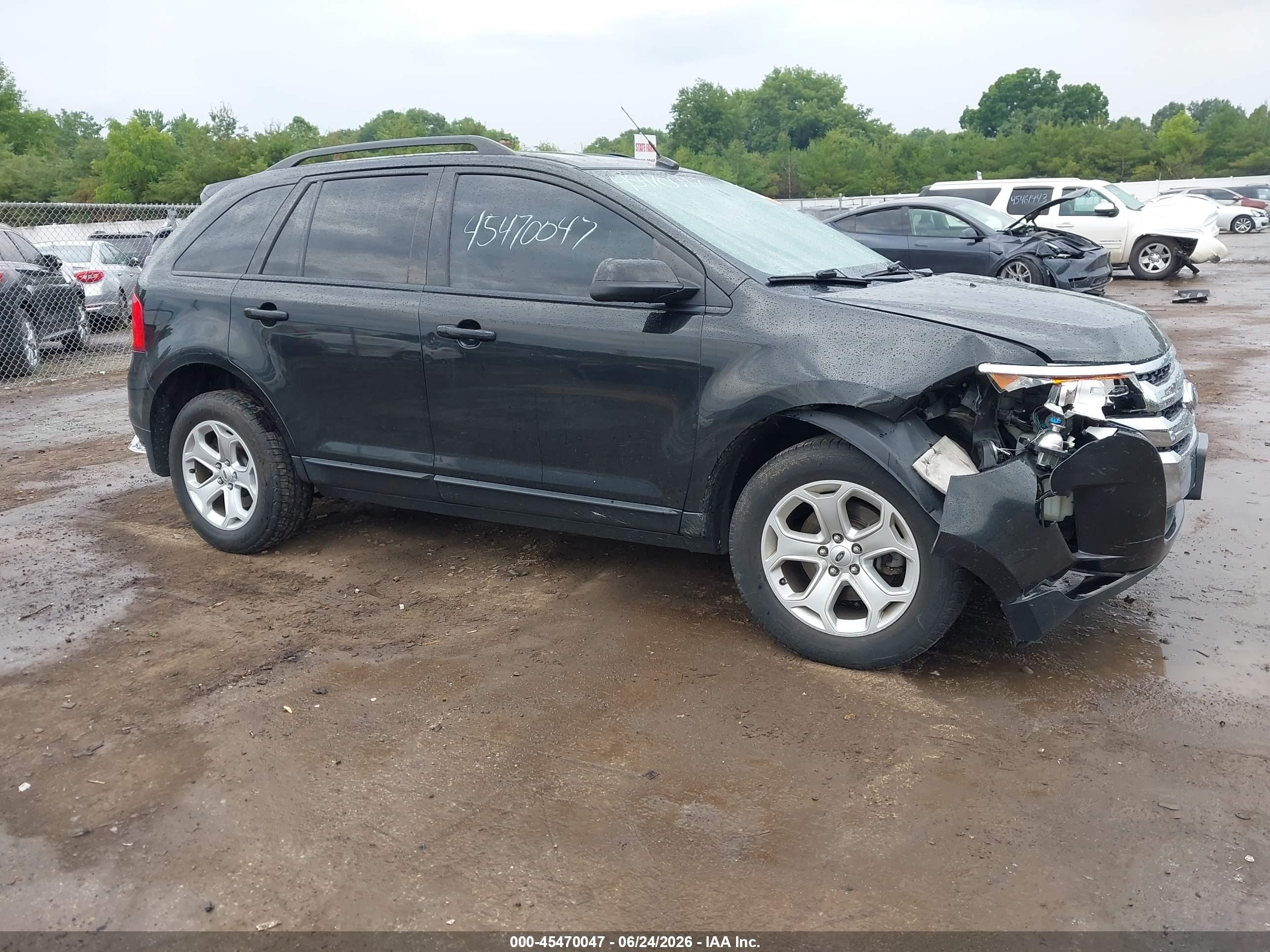 2014 Ford Edge SEL, VIN 2FMDK4JCXEBB36083 — Front end
