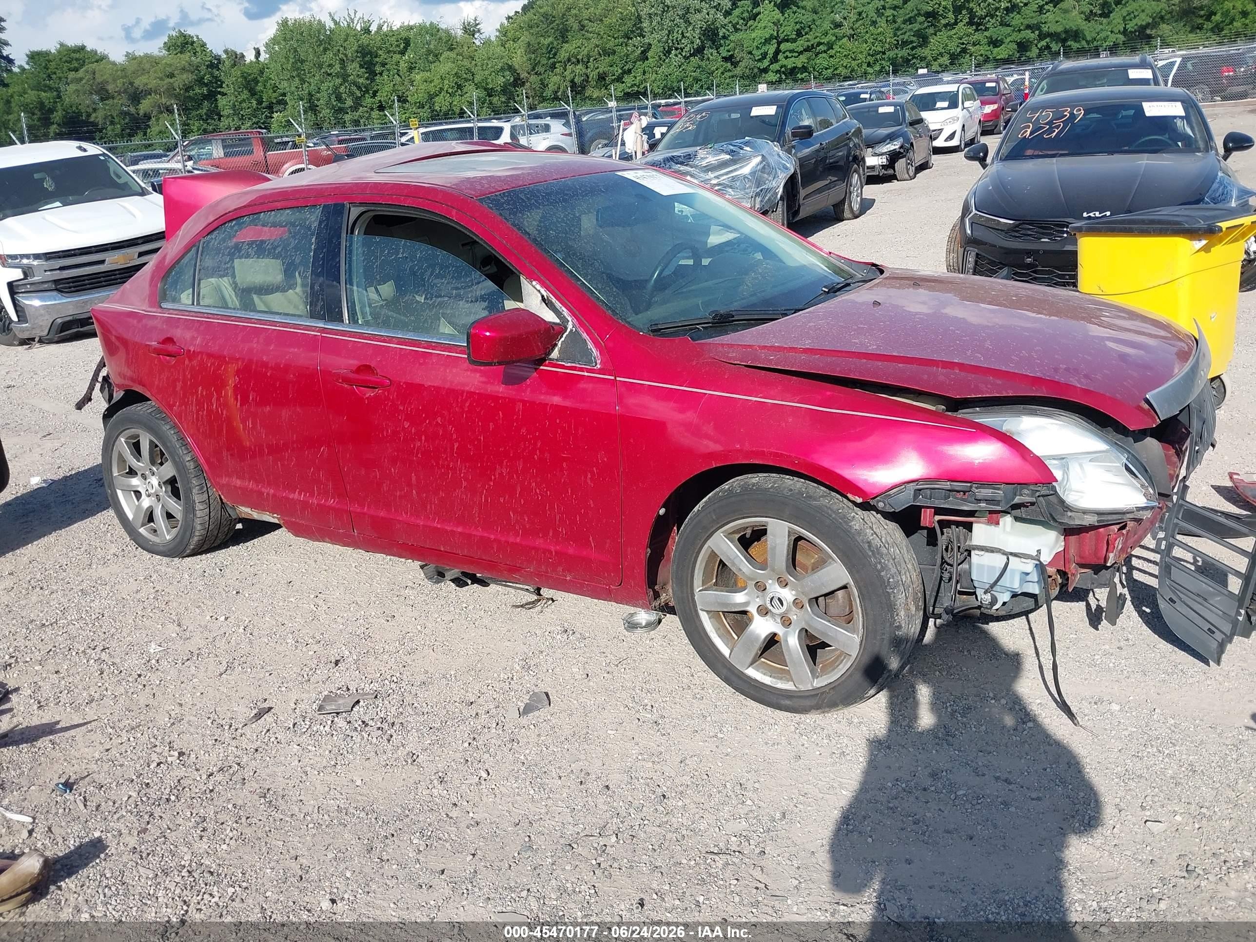 2010 Mercury Milan Premier, VIN 3MEHM0CG1AR638953 — Rear end