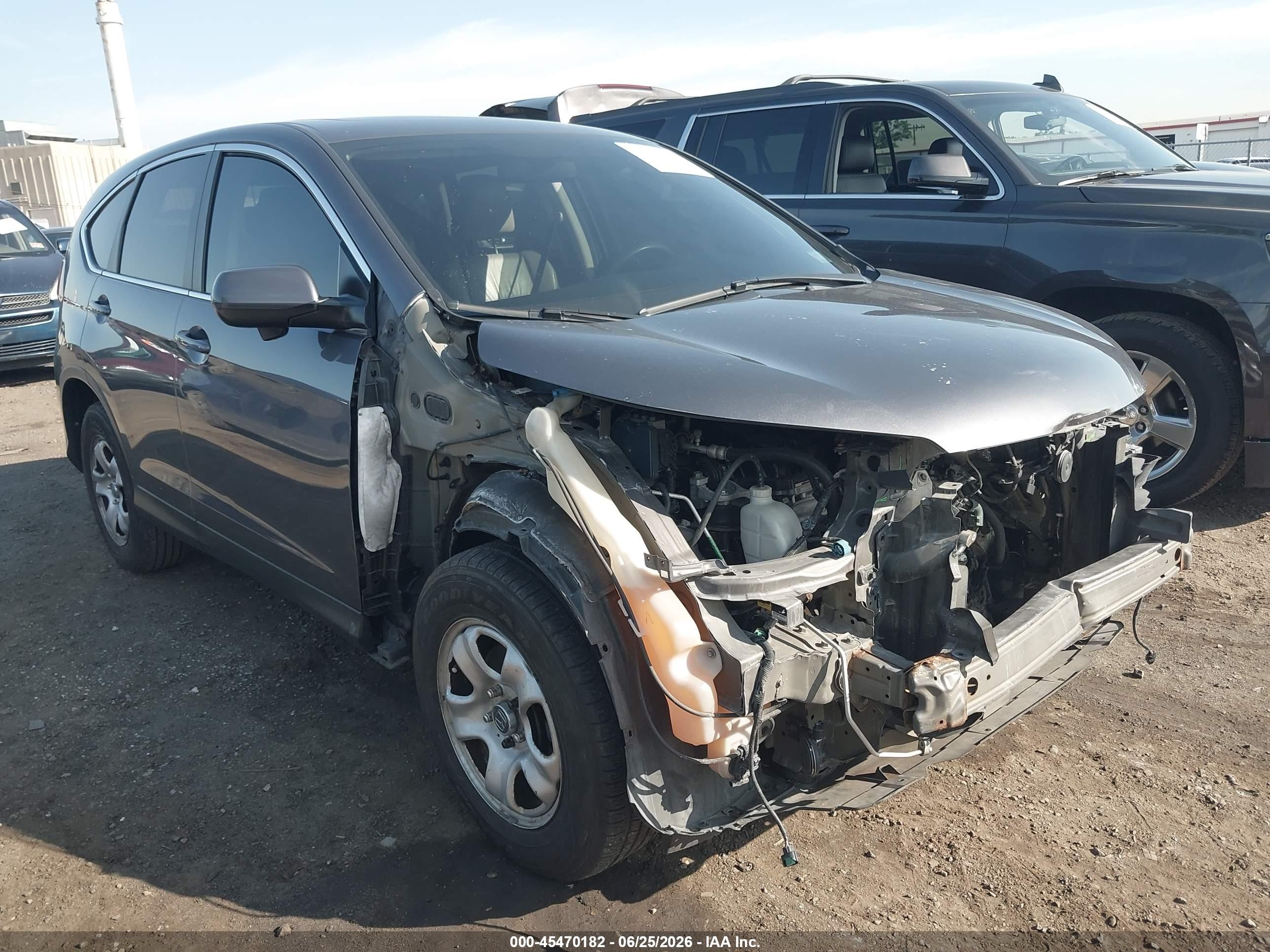 2015 Honda CR-V EX, VIN 5J6RM4H57FL034103 — Front end