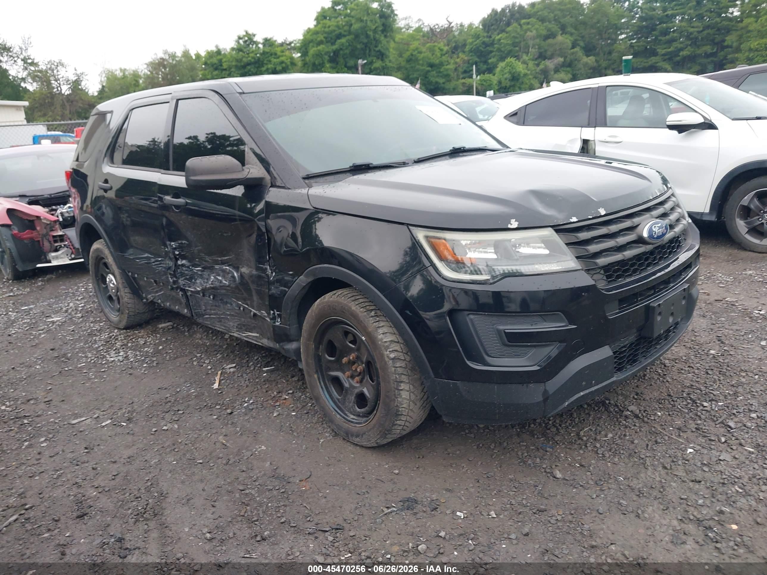 2017 Ford Police Interceptor Utility, VIN 1FM5K8AR9HGB93095 — Side