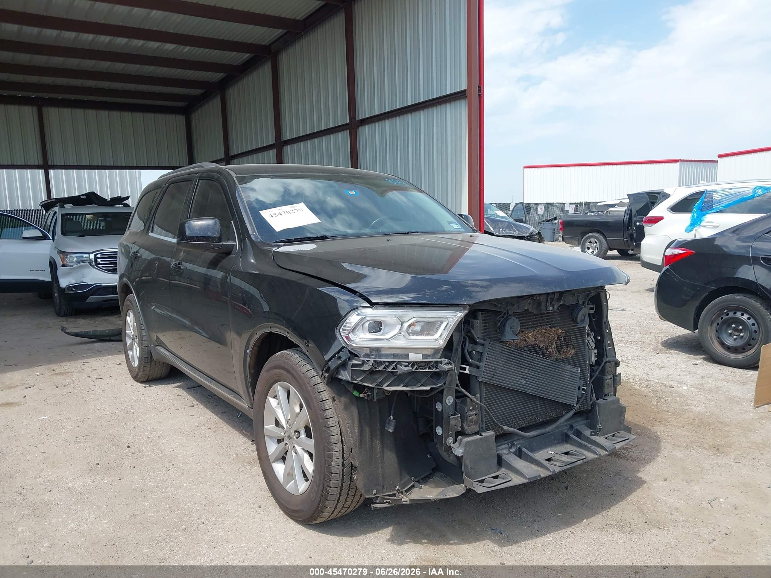 2021 Dodge Durango SXT Plus, VIN 1C4RDHAG9MC846816 — Перед