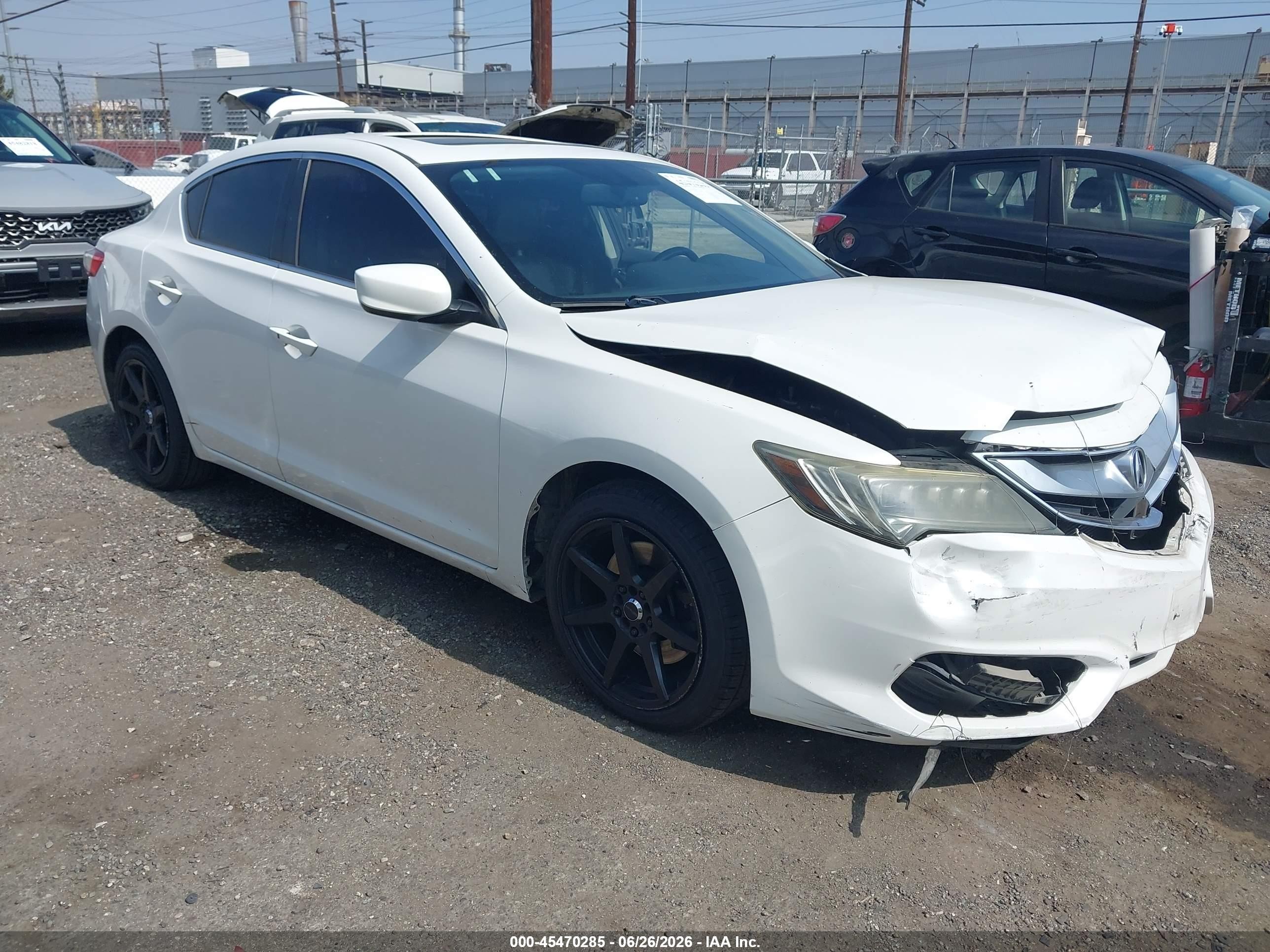 2017 Acura ILX Premium, VIN 19UDE2F72HA006506 — Front end