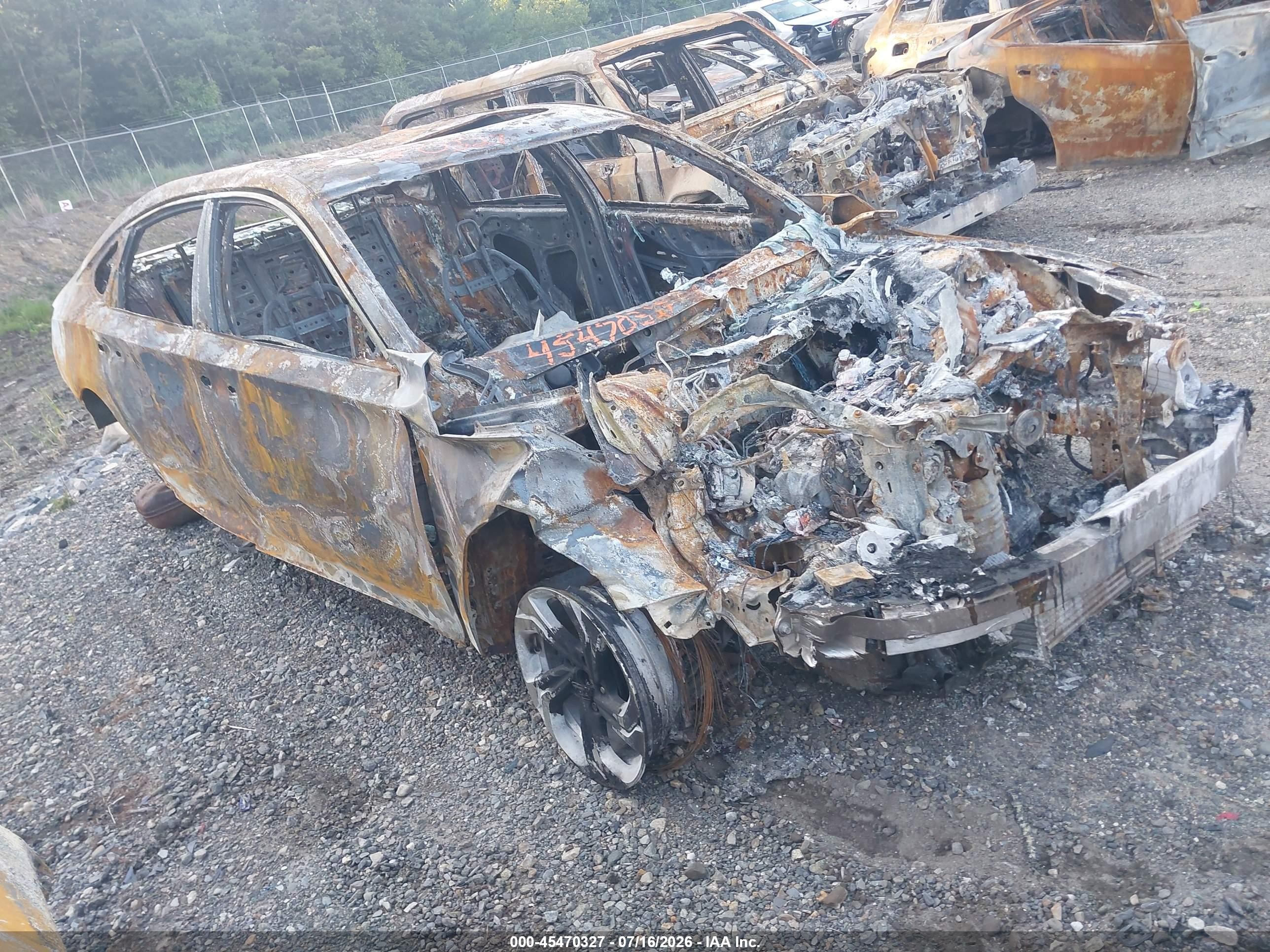 2019 Honda Accord EX, VIN 1HGCV1F4XKA097303 — Burn
