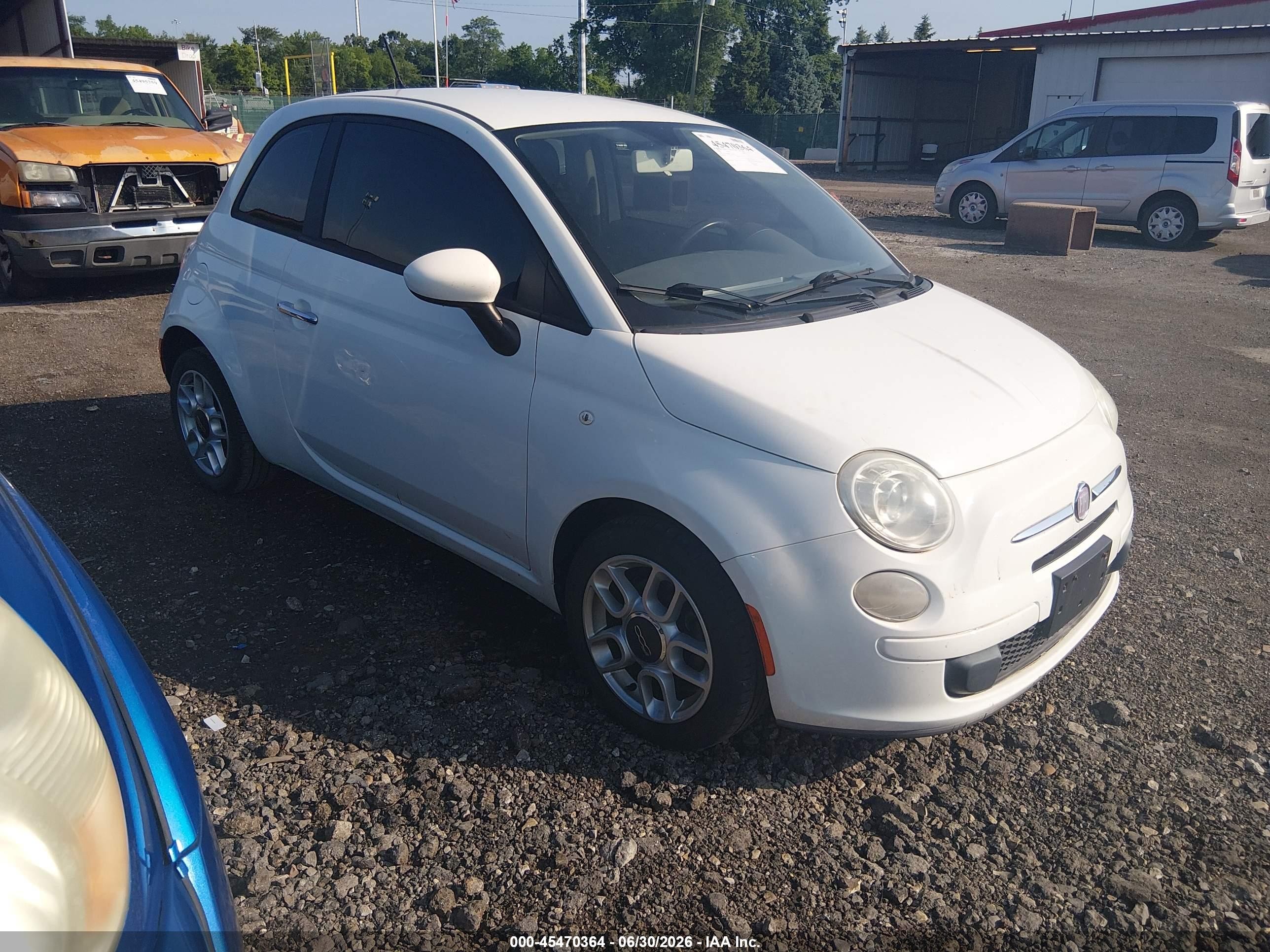 2012 FIAT 500 Pop, VIN 3C3CFFAR6CT125026 — Normal wear
