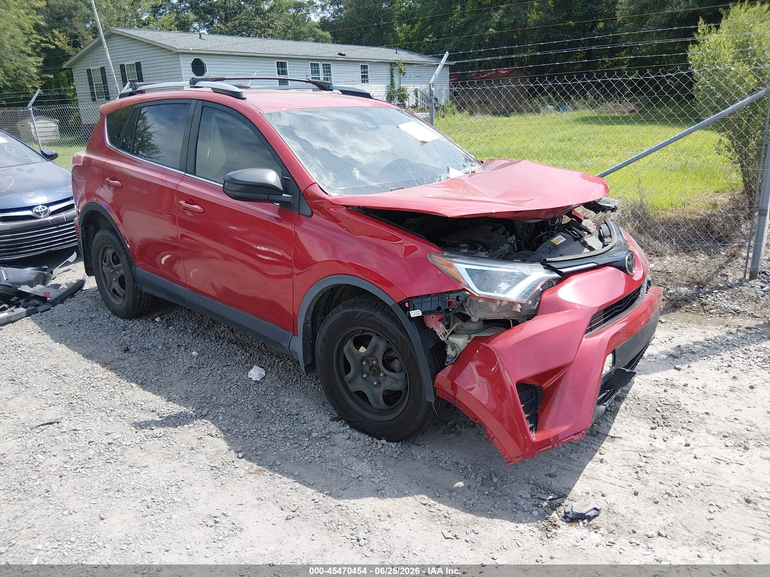 2017 Toyota RAV4 LE, VIN JTMZFREV9HJ149706 — Front end