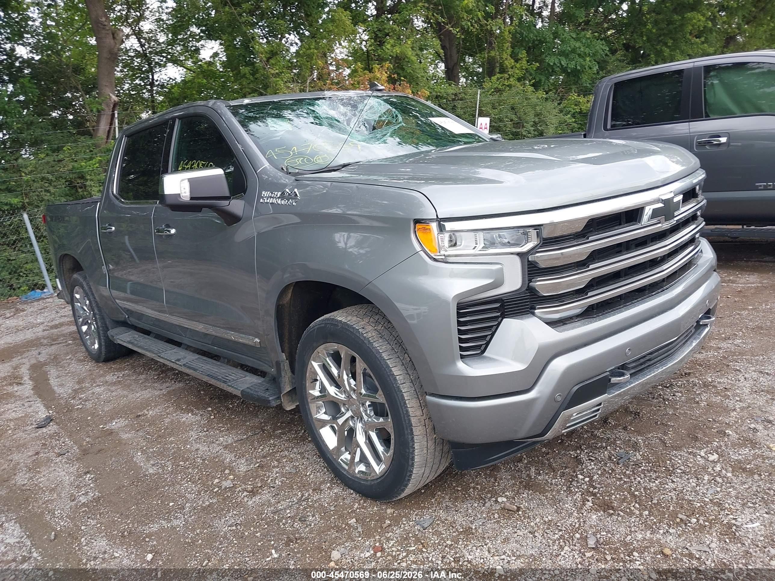 2023 Chevrolet Silverado 1500 High Country, VIN 2GCUDJED8P1116973 — Стихия
