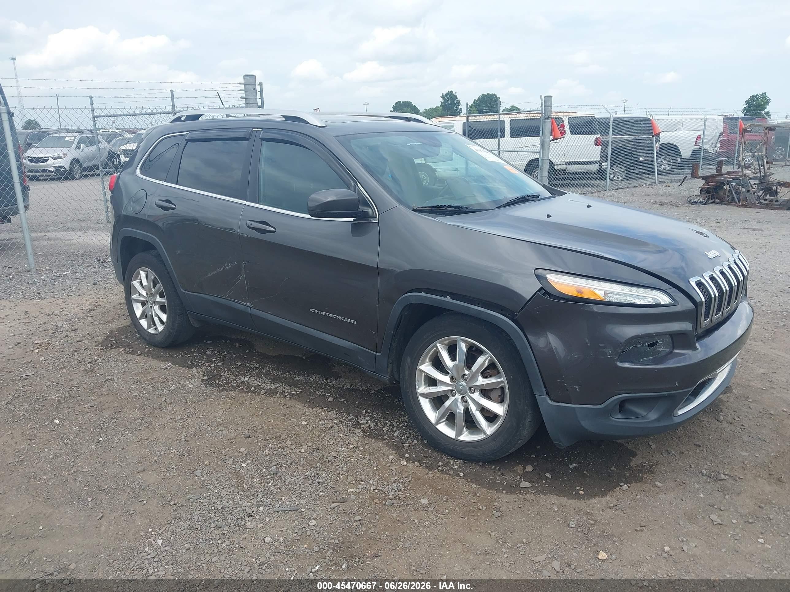 2015 Jeep Cherokee Limited, VIN 1C4PJMDS0FW687579 — Бок